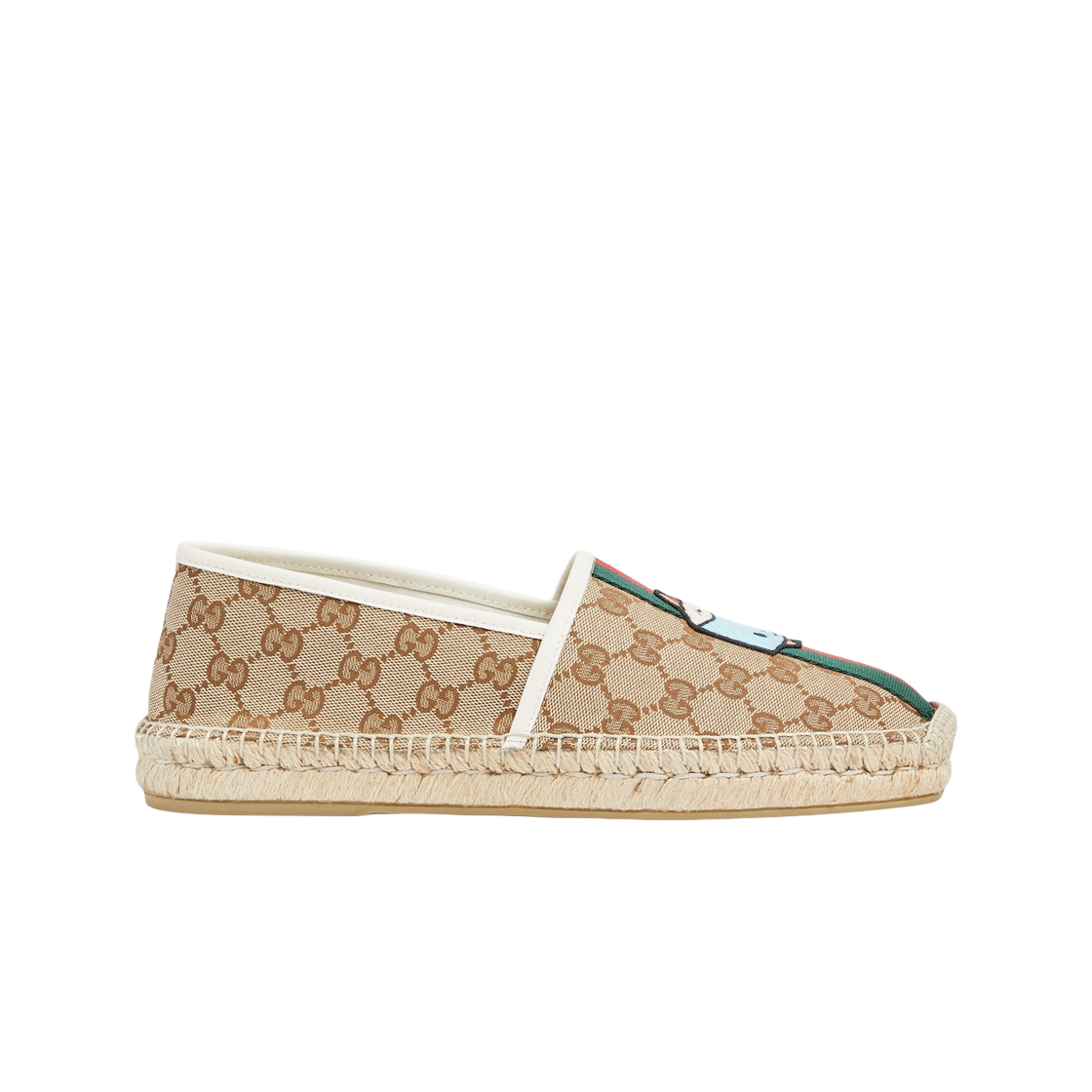 구찌 GG 에스파드리유 베이지 에보니 GG 캔버스(Gucci GG Espadrille Beige Ebony GG Canvas) - 1