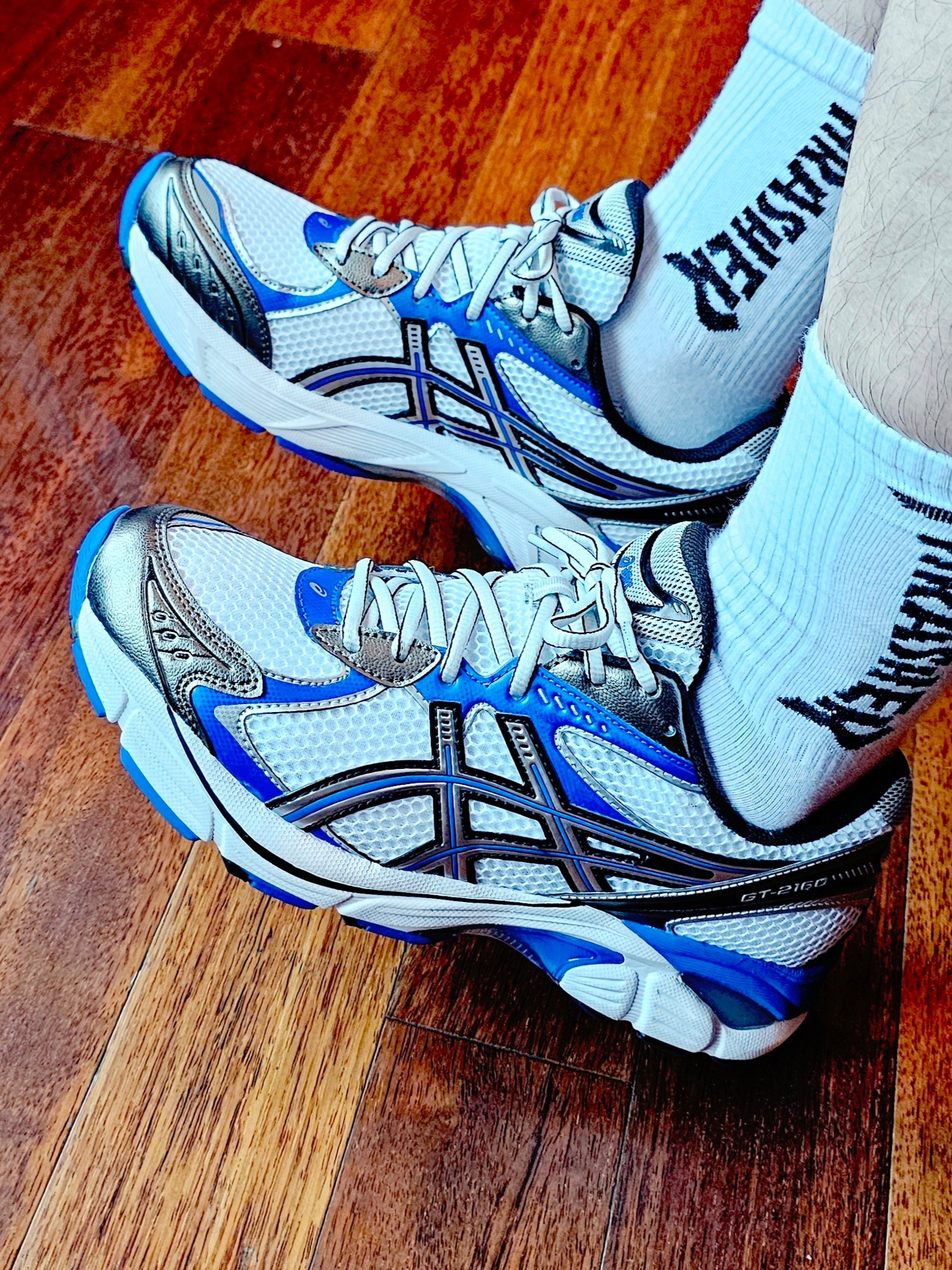 Asics GT-2160 White Illusion Blue 착용 스타일 - 2
