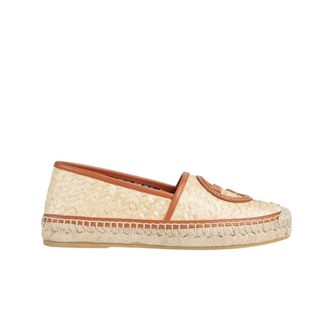 (W) 구찌 인터로킹 G 에스파드리유 내츄럴 라피아((W) Gucci Interlocking G Espadrille Natural Raffia) - 1
