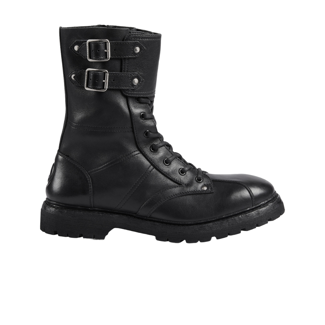 구찌 앵클 부츠 블랙 레더(Gucci Ankle Boot Black Leather) - 1
