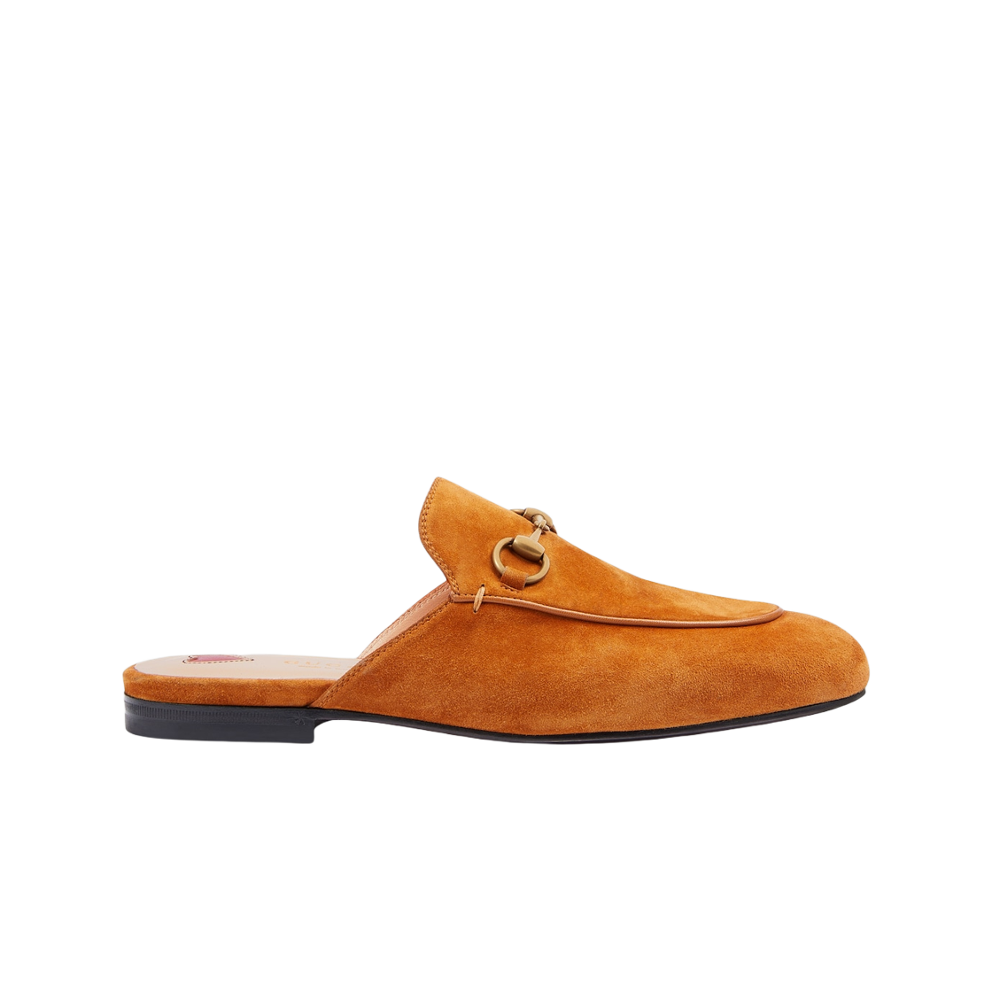 (W) 구찌 프린스타운 슬리퍼 라이트 브라운 스웨이드((W) Gucci Princetown Slipper Light Brown Suede) - 1