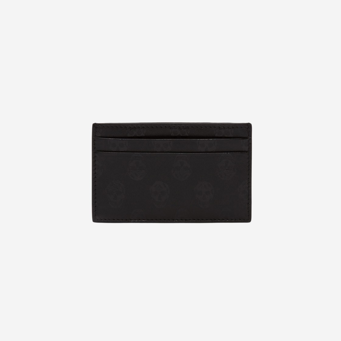 Alexander McQueen Bilker Skull Card Holder Black 상세 이미지 1