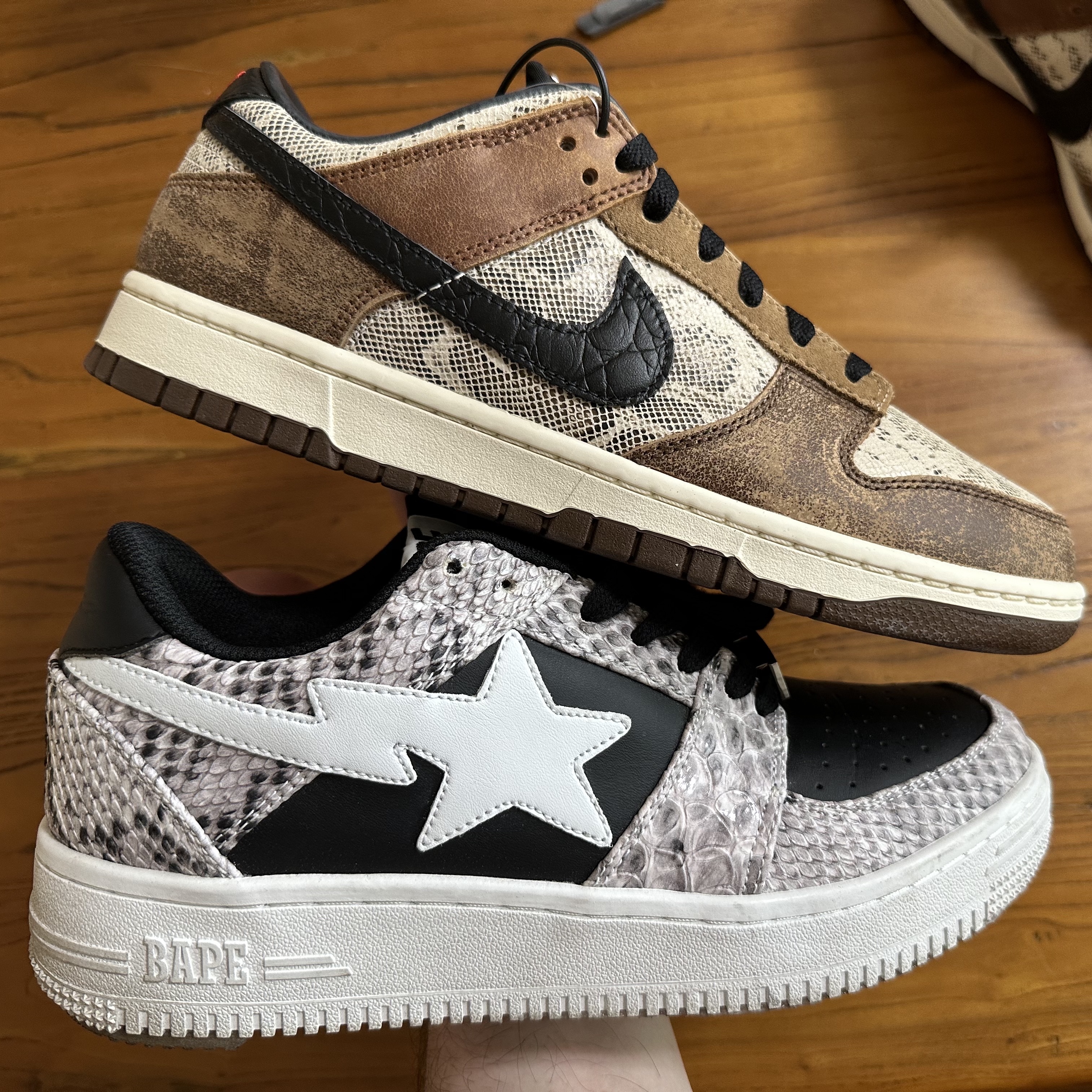 Nike Dunk Low PRM Head to Head 착용 스타일
