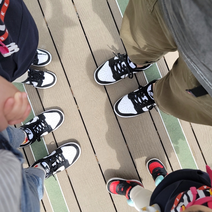 (TD) Nike Dunk Low Black, (W) Nike Dunk Low Black 착용 스타일