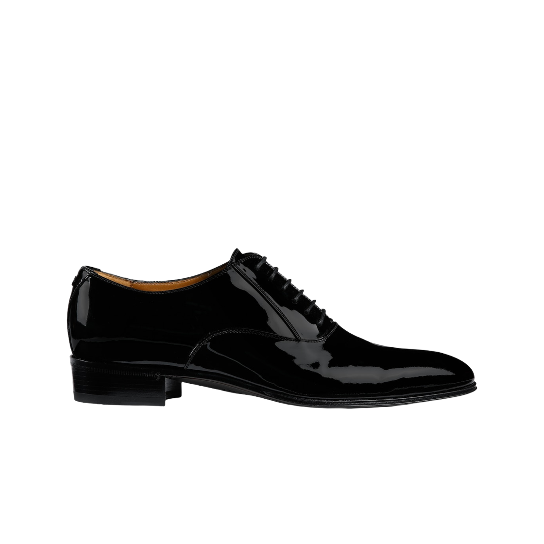 구찌 레이스업 슈즈 더블 G 블랙 페이턴트 레더(Gucci Lace-Up Shoe with Double G Black Patent Leather) - 1