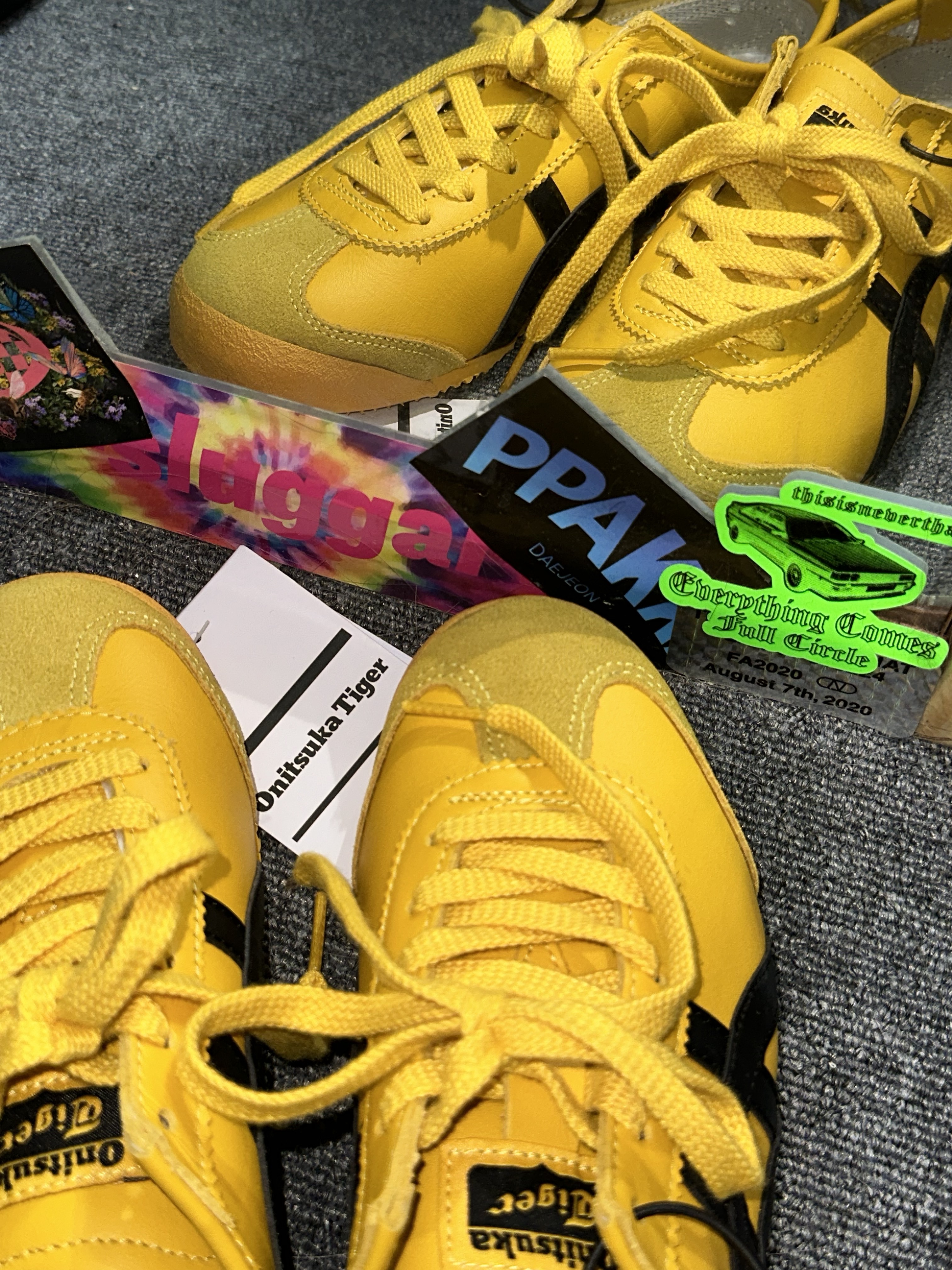 Onitsuka Tiger Mexico 66 Yellow Black 착용 스타일