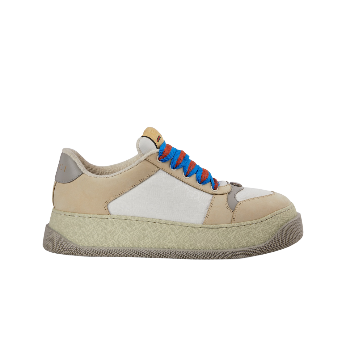 구찌 스크리너 GG 스니커즈 화이트 GG 캔버스(Gucci Screener GG Sneaker White GG Canvas) - 1