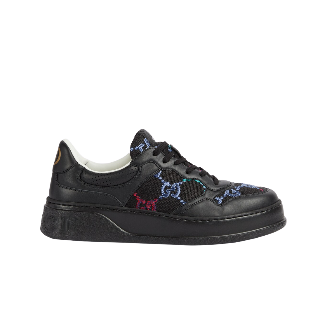 구찌 GG 스니커즈 블랙 레더(Gucci GG Sneaker Black Leather) - 1