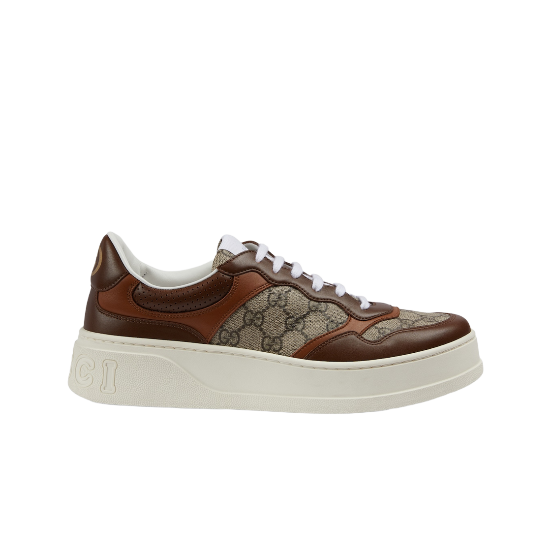 구찌 GG 스니커즈 베이지 에보니 GG 슈프림(Gucci GG Sneaker Beige Ebony GG Supreme) - 1