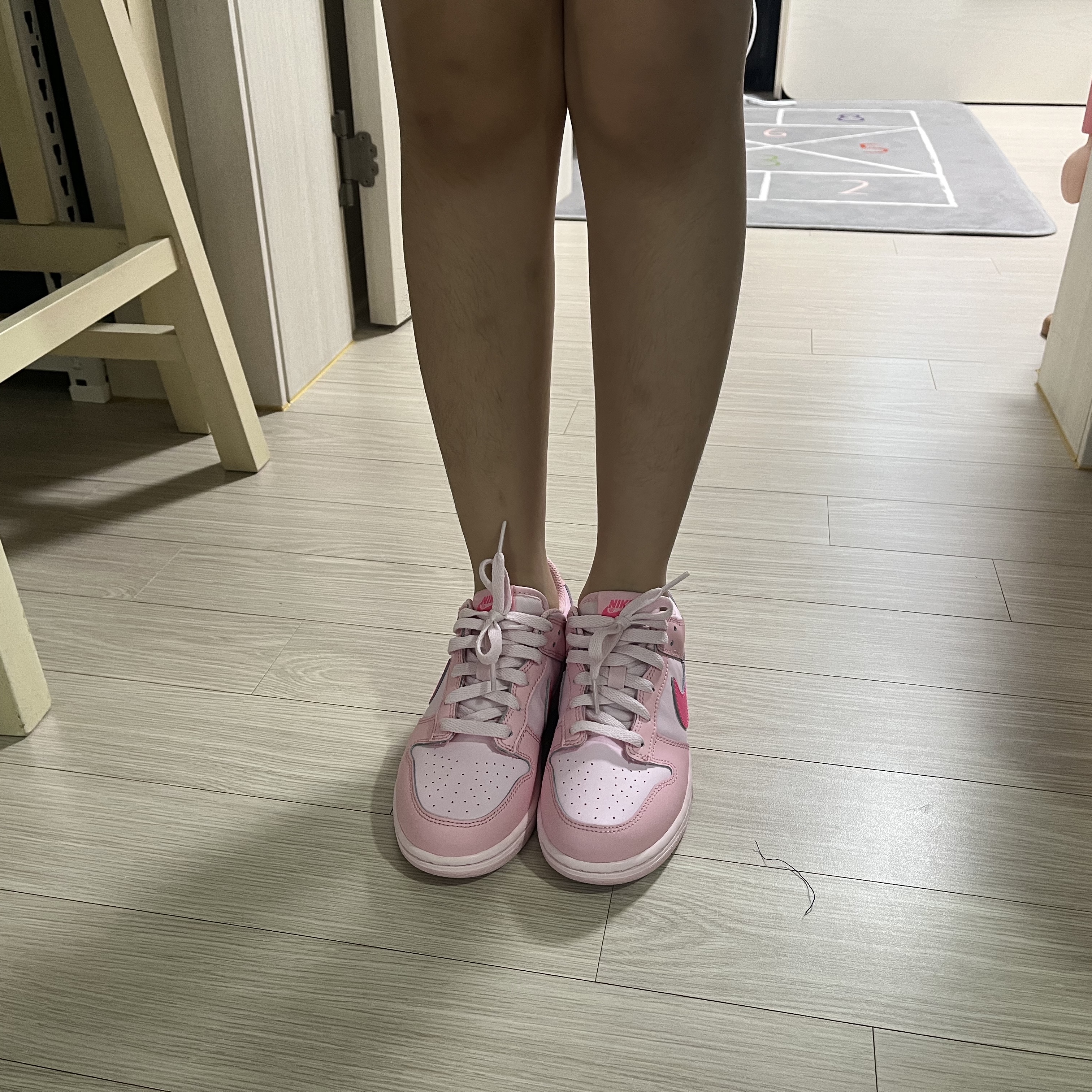 (PS) Nike Dunk Low Triple Pink 착용 스타일