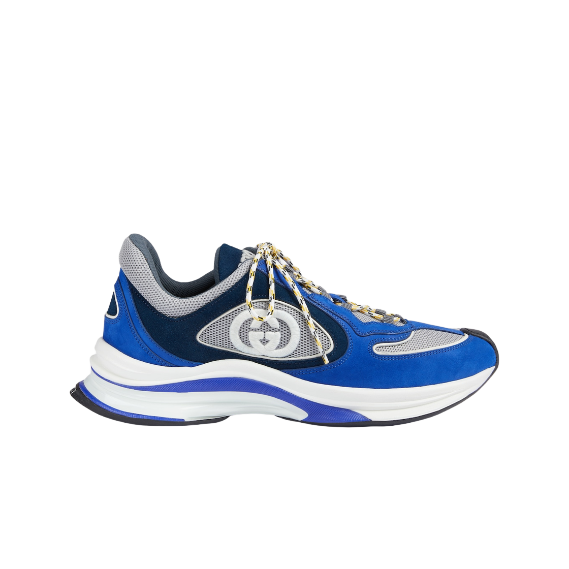 구찌 구찌 런 스니커즈 블루 스웨이드(Gucci Gucci Run Sneaker Blue Suede) - 1