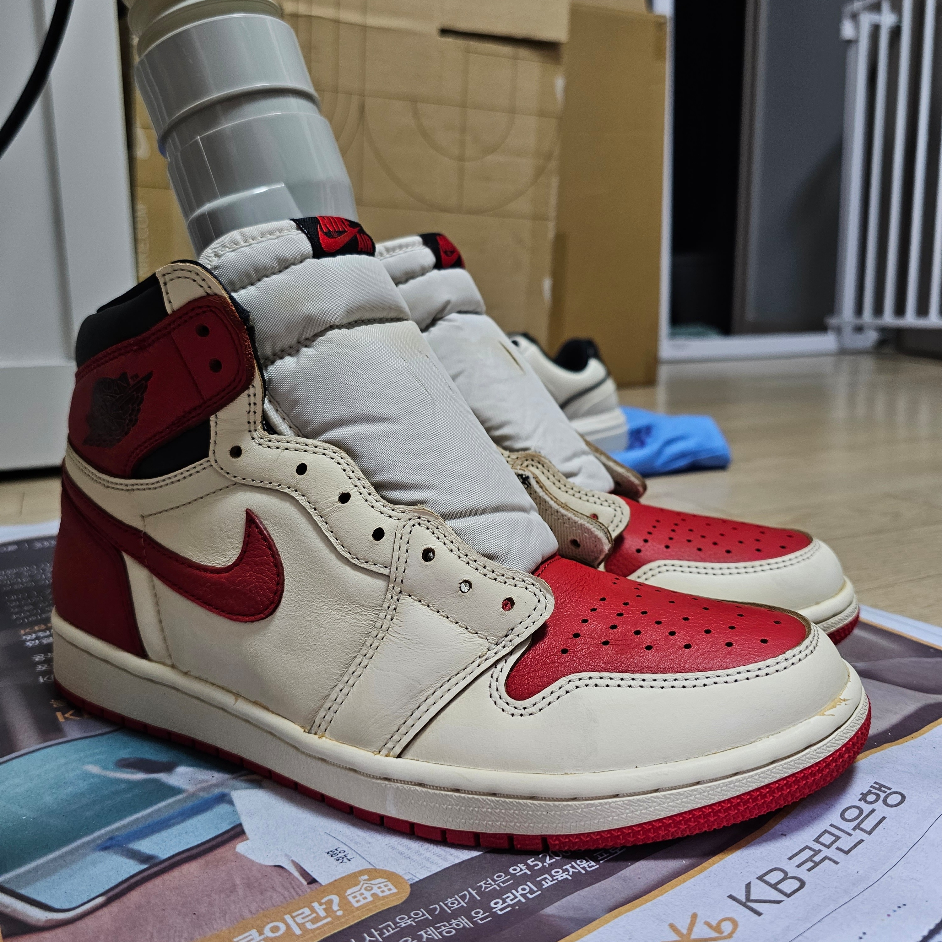 Jordan 1 Retro High OG Heritage 착용 스타일 - 4