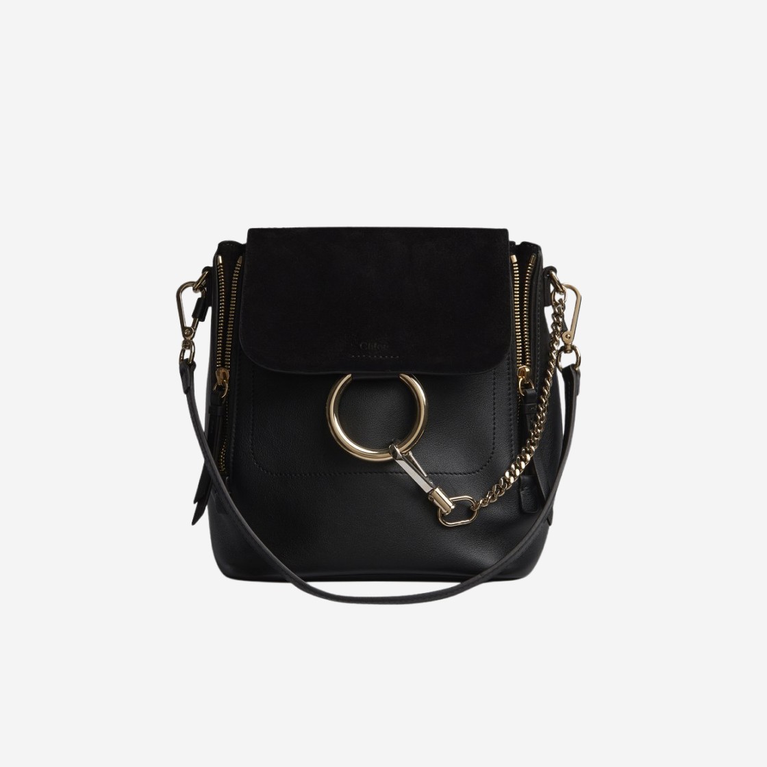 Chloe Faye Small Backpack Black 상세 이미지 1