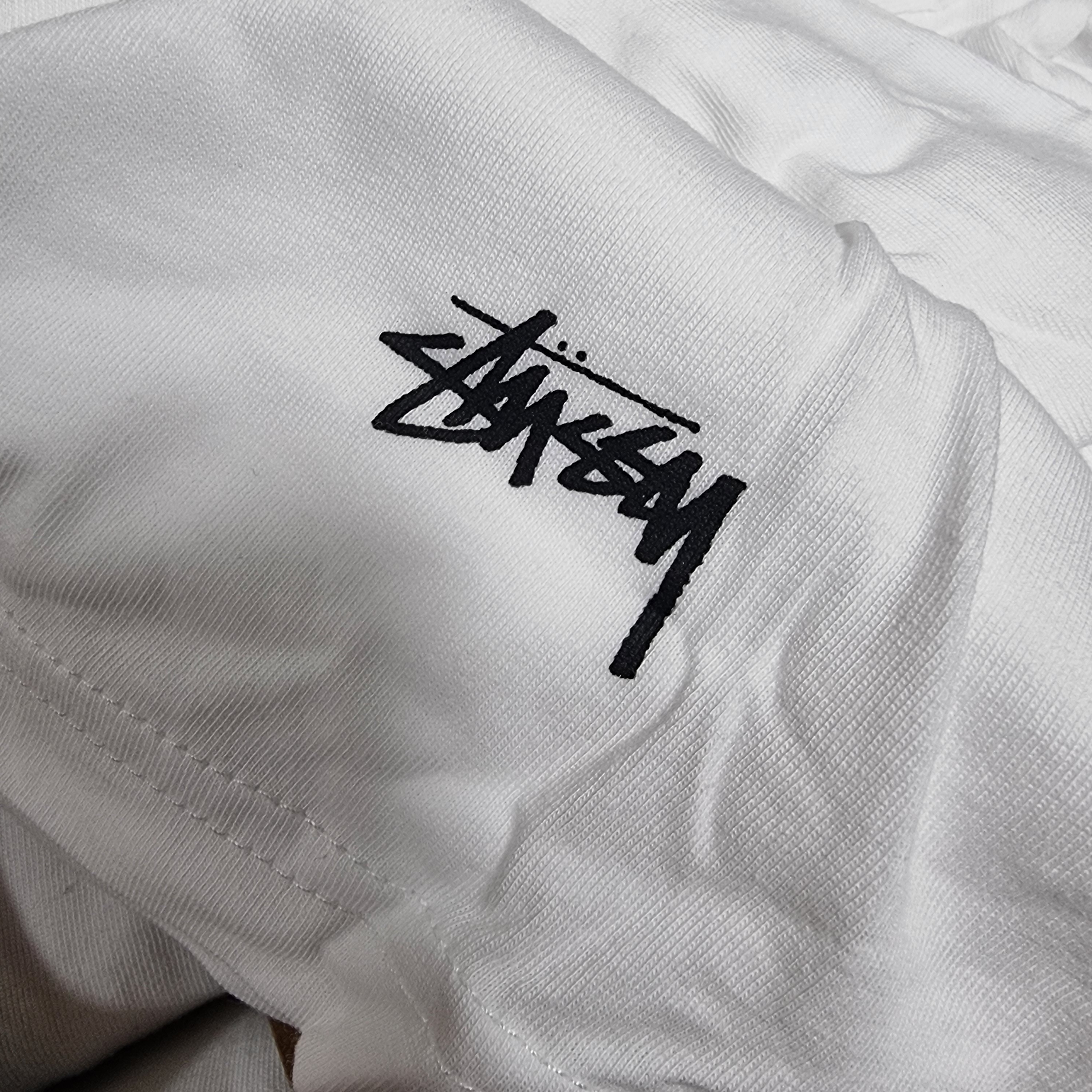 Stussy Undershirt White (3 Pack) 착용 스타일 - 2