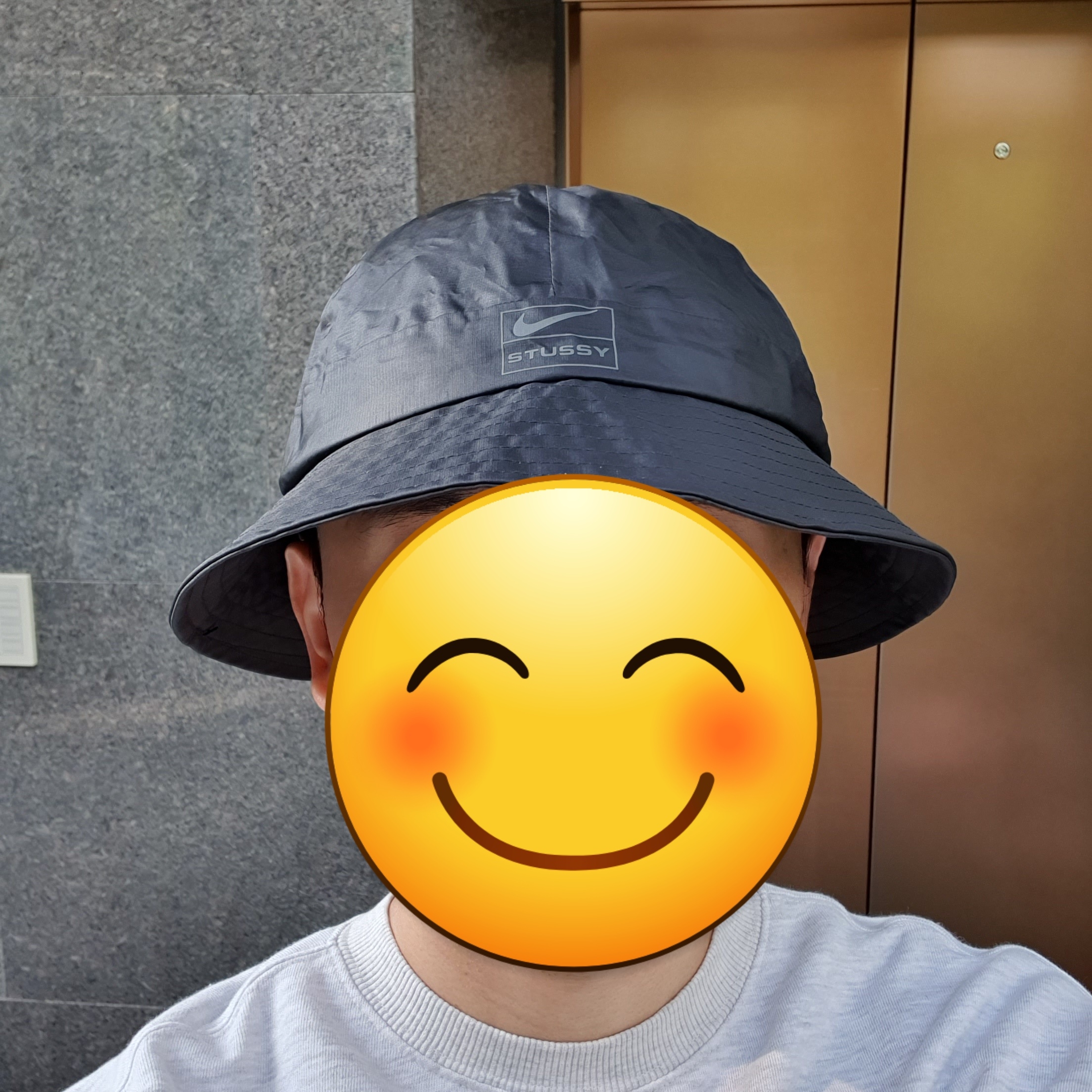 Nike x Stussy NRG FL Storm-Fit Bucket Hat Black 착용 스타일