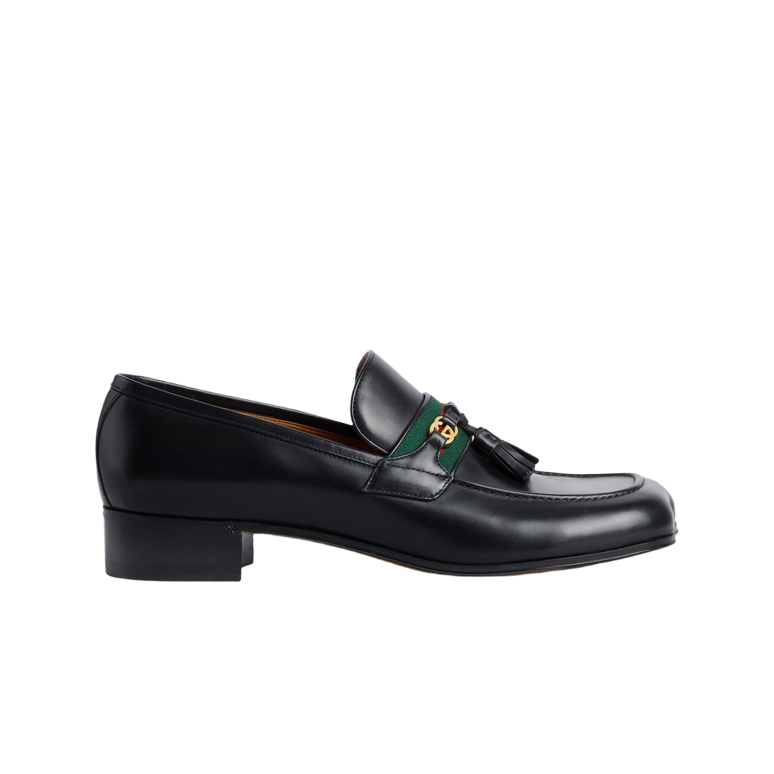 Gucci Loafer with Tassel Black Leather 상세 이미지 1