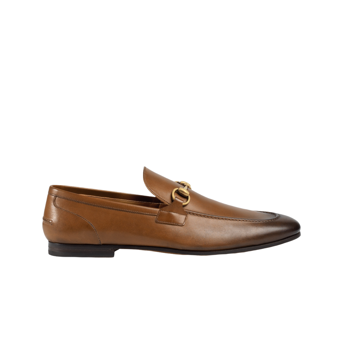 구찌 조던 레더 로퍼 브라운 레더(Gucci Jordaan Leather Loafer Brown Leather) - 1