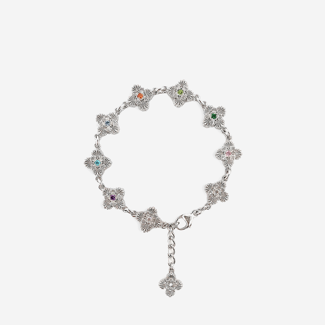 Scudo Blossom Shell Multi Stone Bracelet Bold Scudo Blossom Shell Multi Stone Bracelet Bold