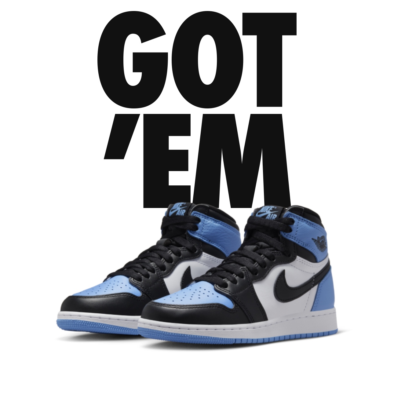 Jordan 1 Retro High OG University Blue 착용 스타일