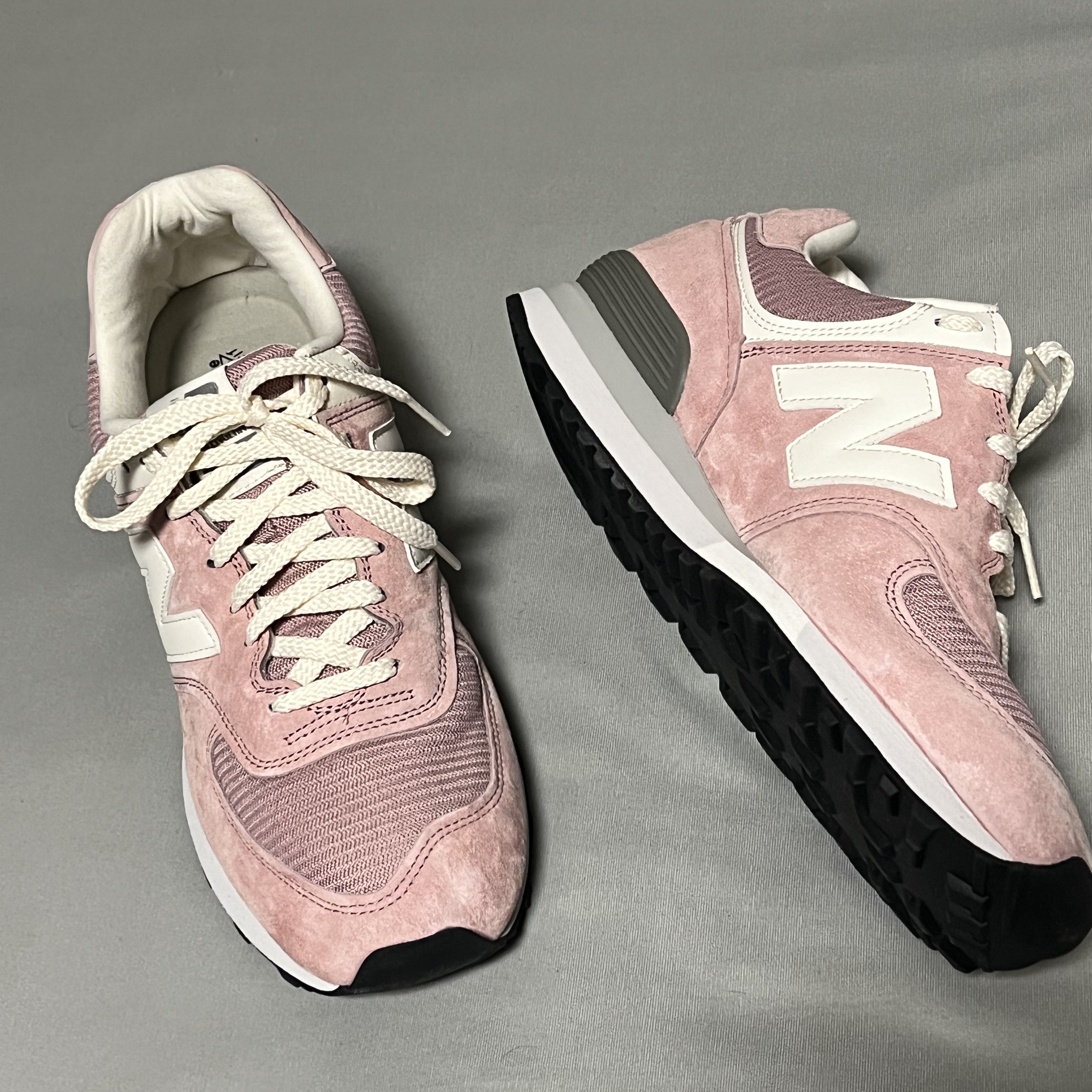 New Balance 576 Made in UK Pale Mauve 착용 스타일