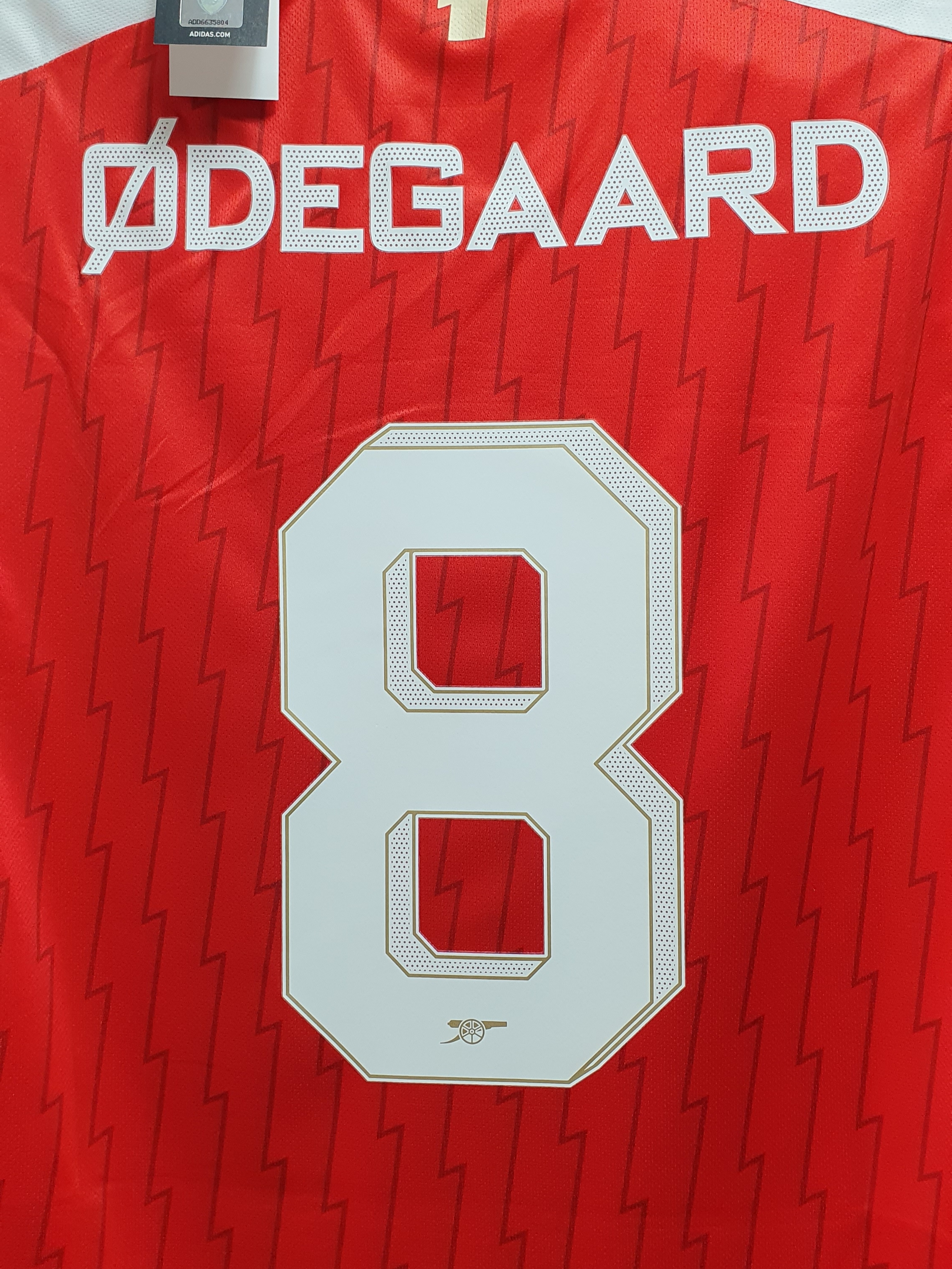 Adidas Arsenal 2023/24 Home Jersey Better Scarlet White - KR Sizing (Non Marking Ver.) 착용 스타일 - 1