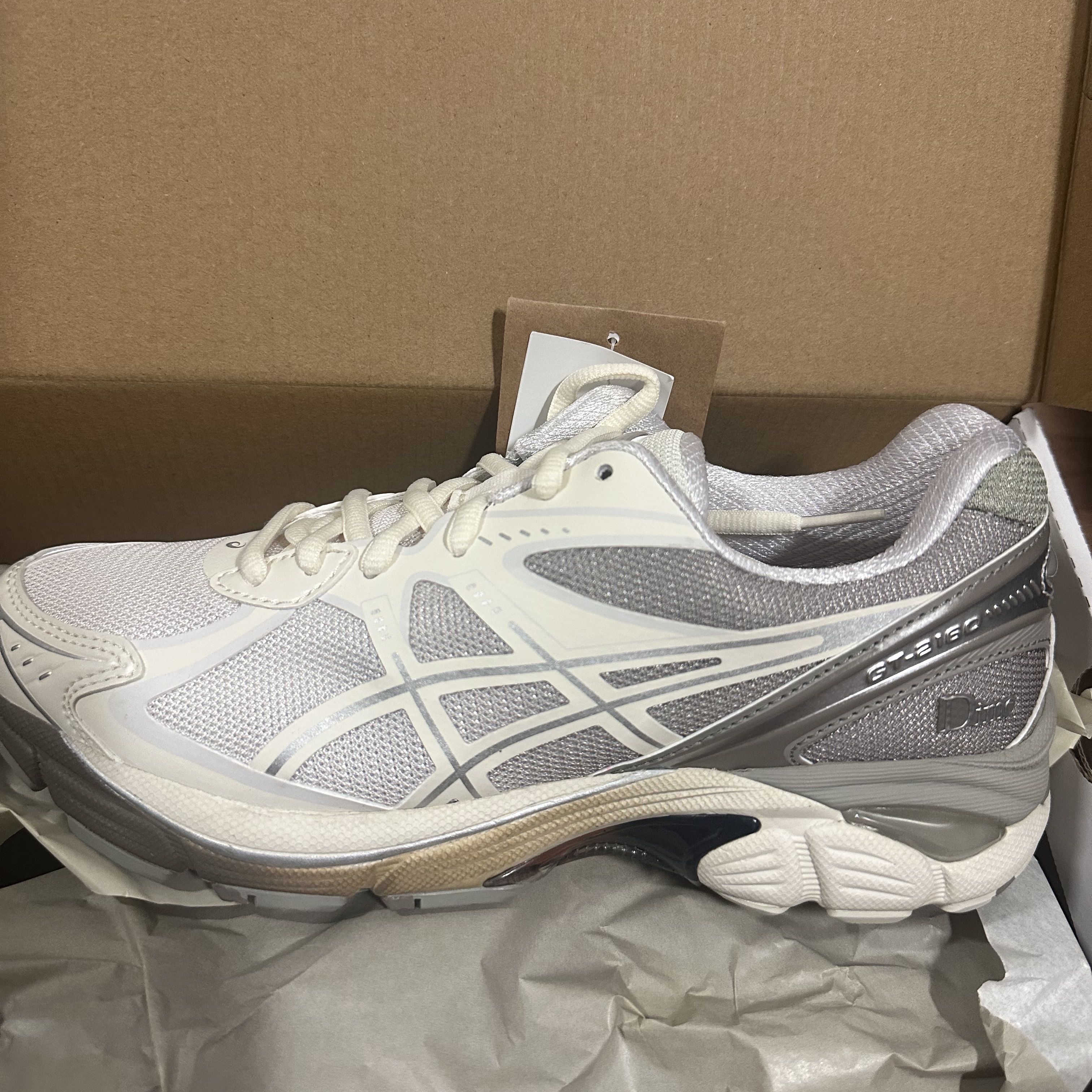 Asics x Dime GT-2160 Arctic Wolf London Fog 착용 스타일 - 4