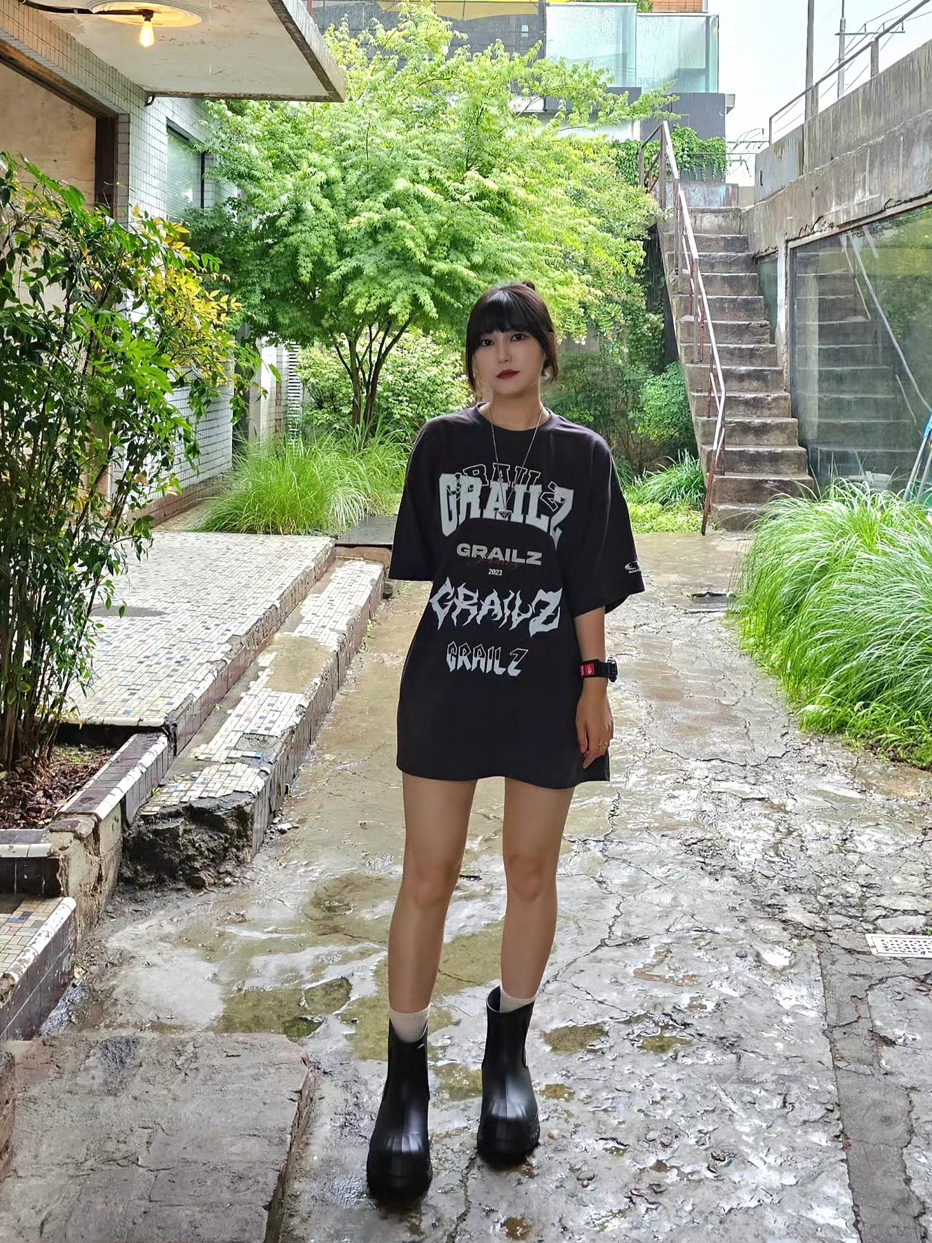 (W) Adidas Adifom Superstar Boot Black, Casio G-Shock x Supreme x The North Face DW-6900 Black 착용 스타일 - 2