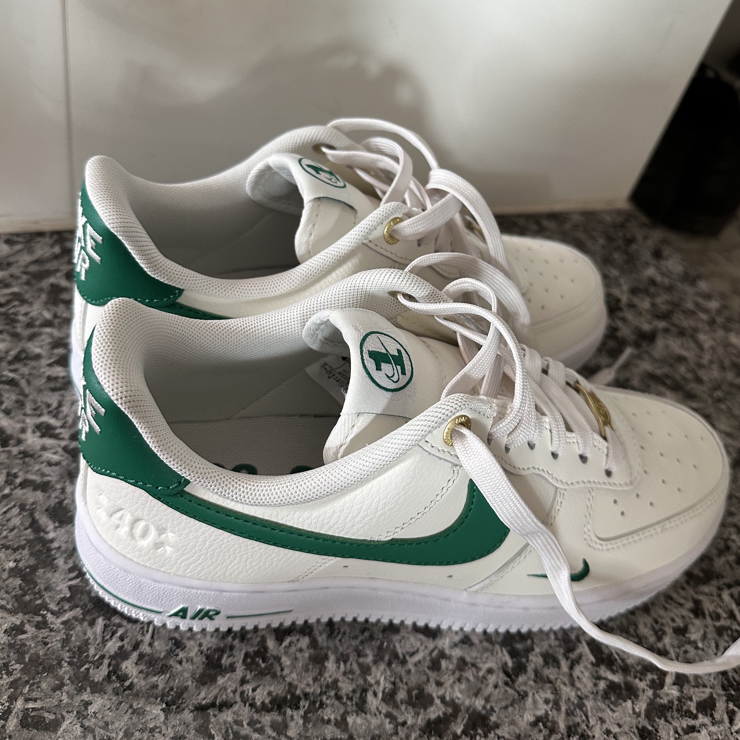 (W) Nike Air Force 1 '07 SE 40th Anniversary Join Forces Sail Malachite 착용 스타일