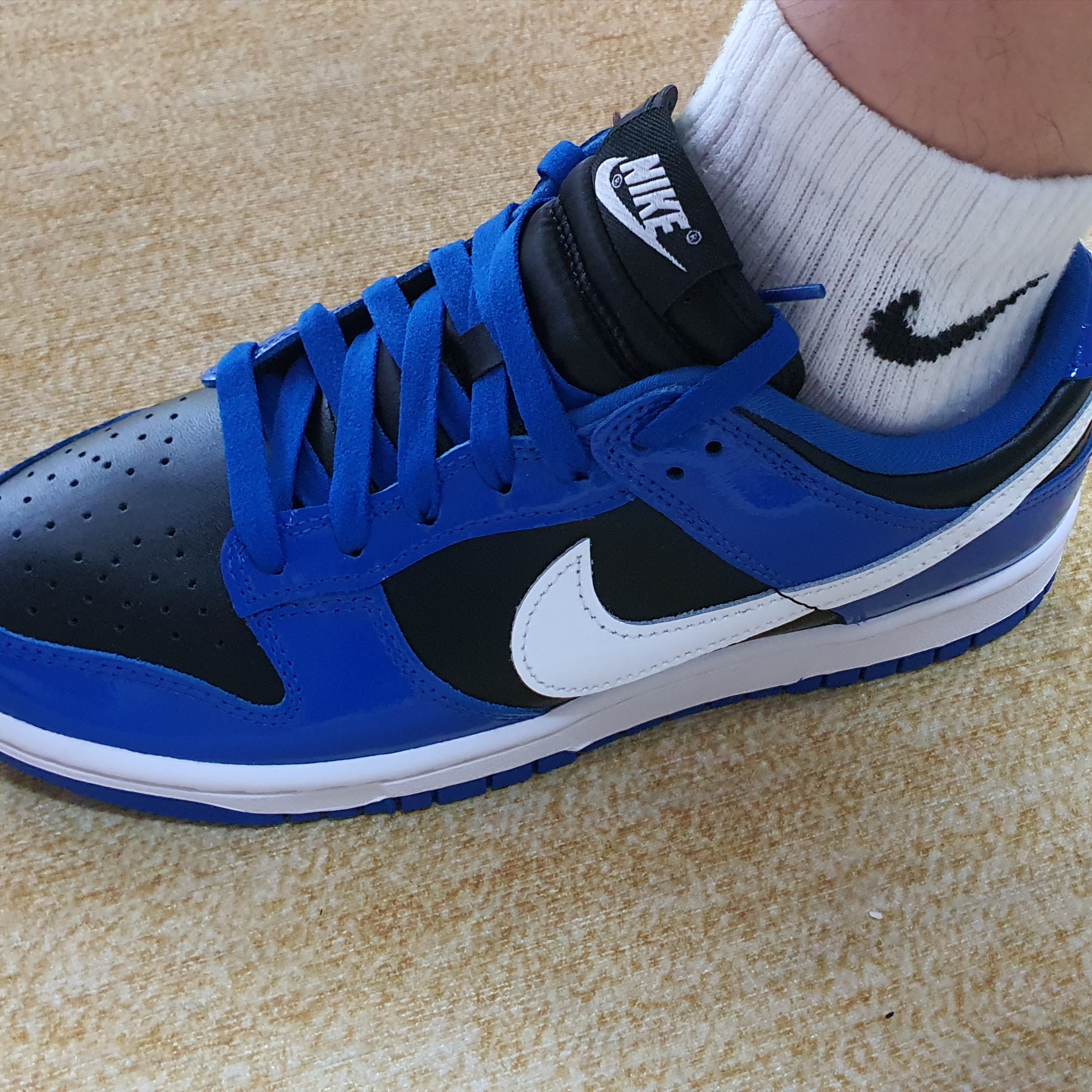 (W) Nike Dunk Low Essential Game Royal 착용 스타일