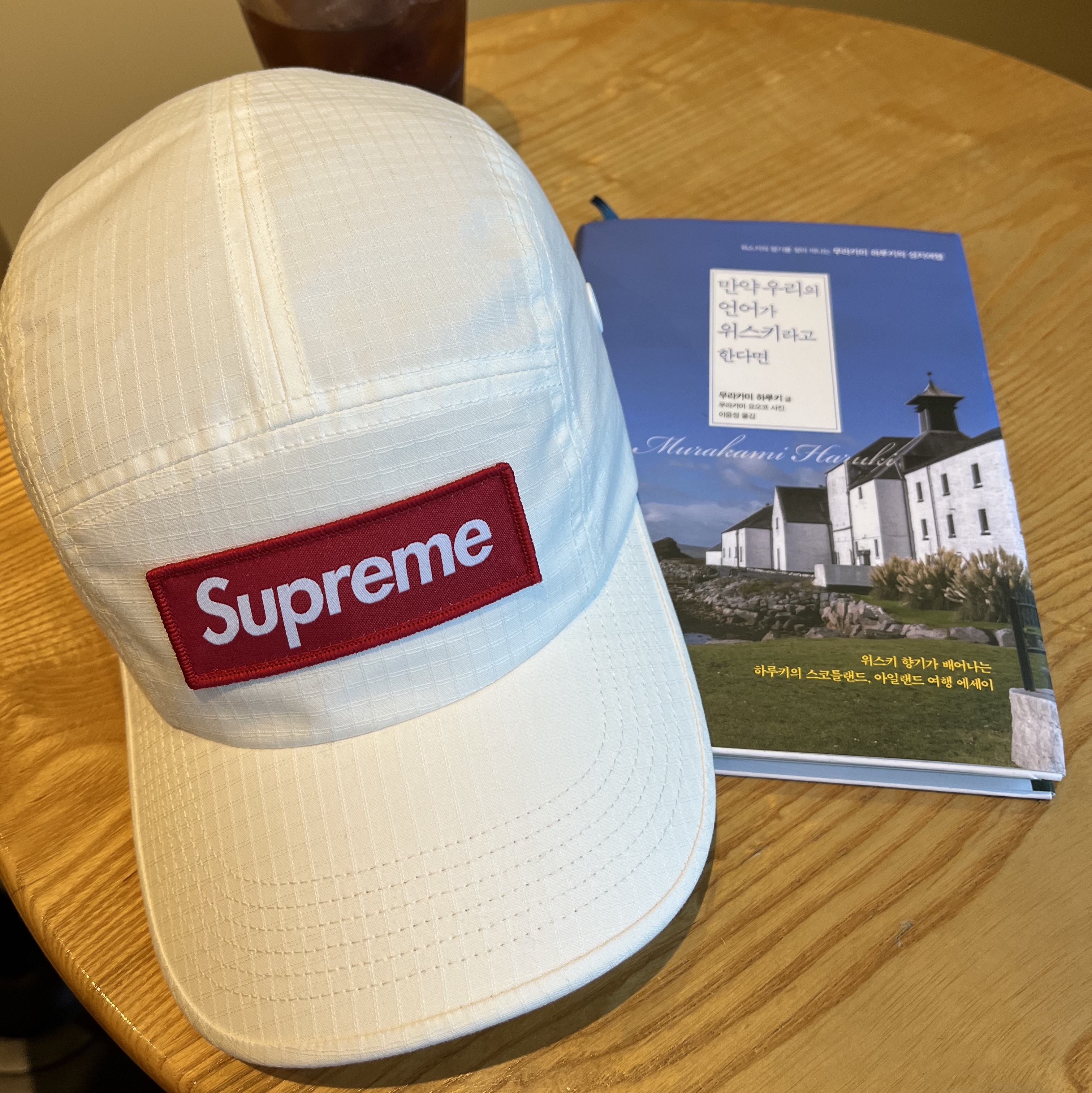 Supreme Ventile Camp Cap White - 23SS 착용 스타일
