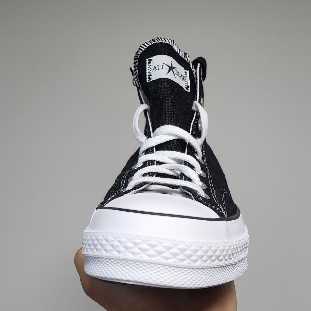 Converse x Stussy Chuck 70 High Black 착용 스타일