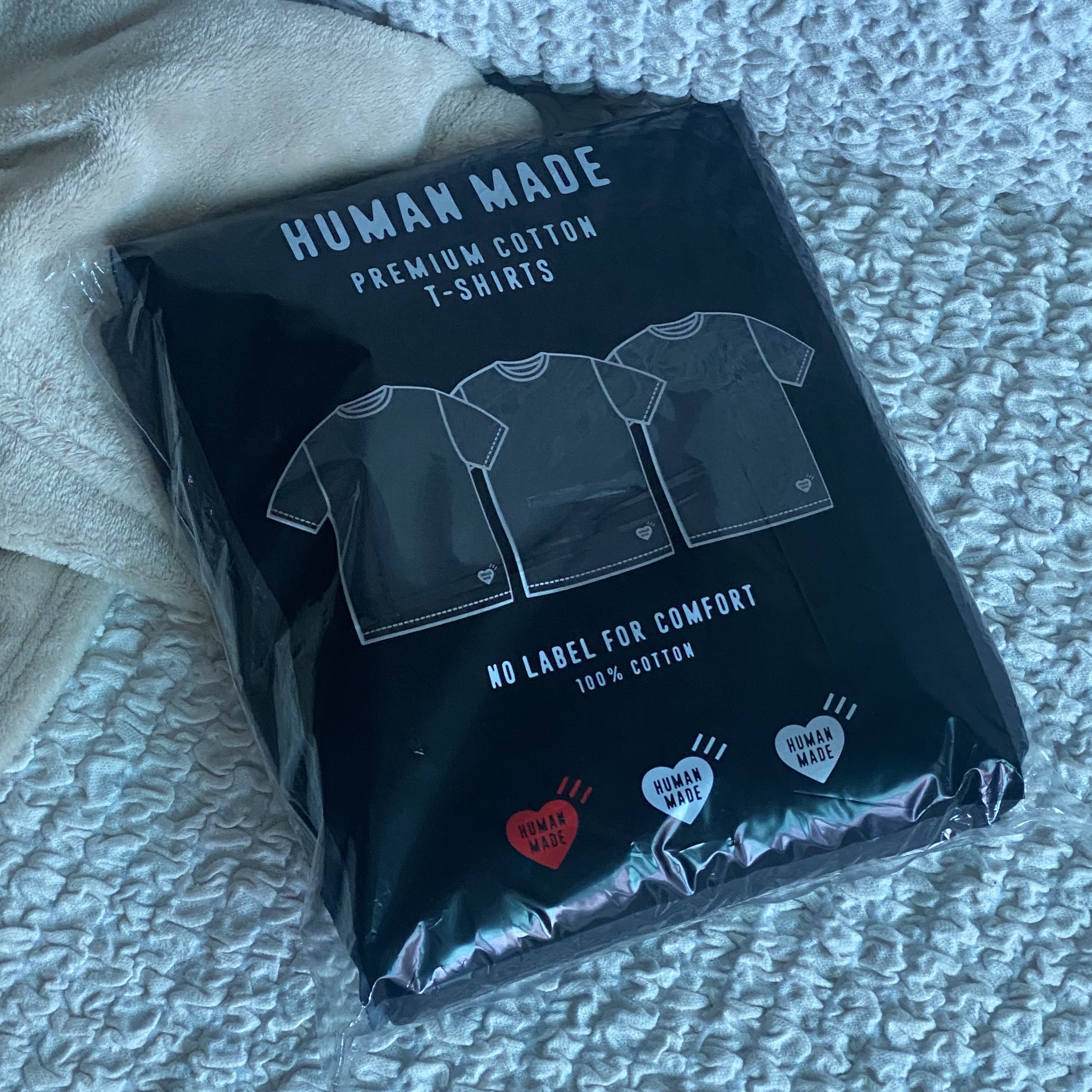 Human Made T-Shirts Black (3 Pack) 착용 스타일