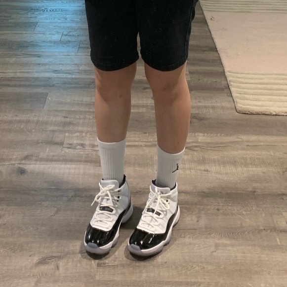 Jordan 11 Retro Concord 2018 착용 스타일