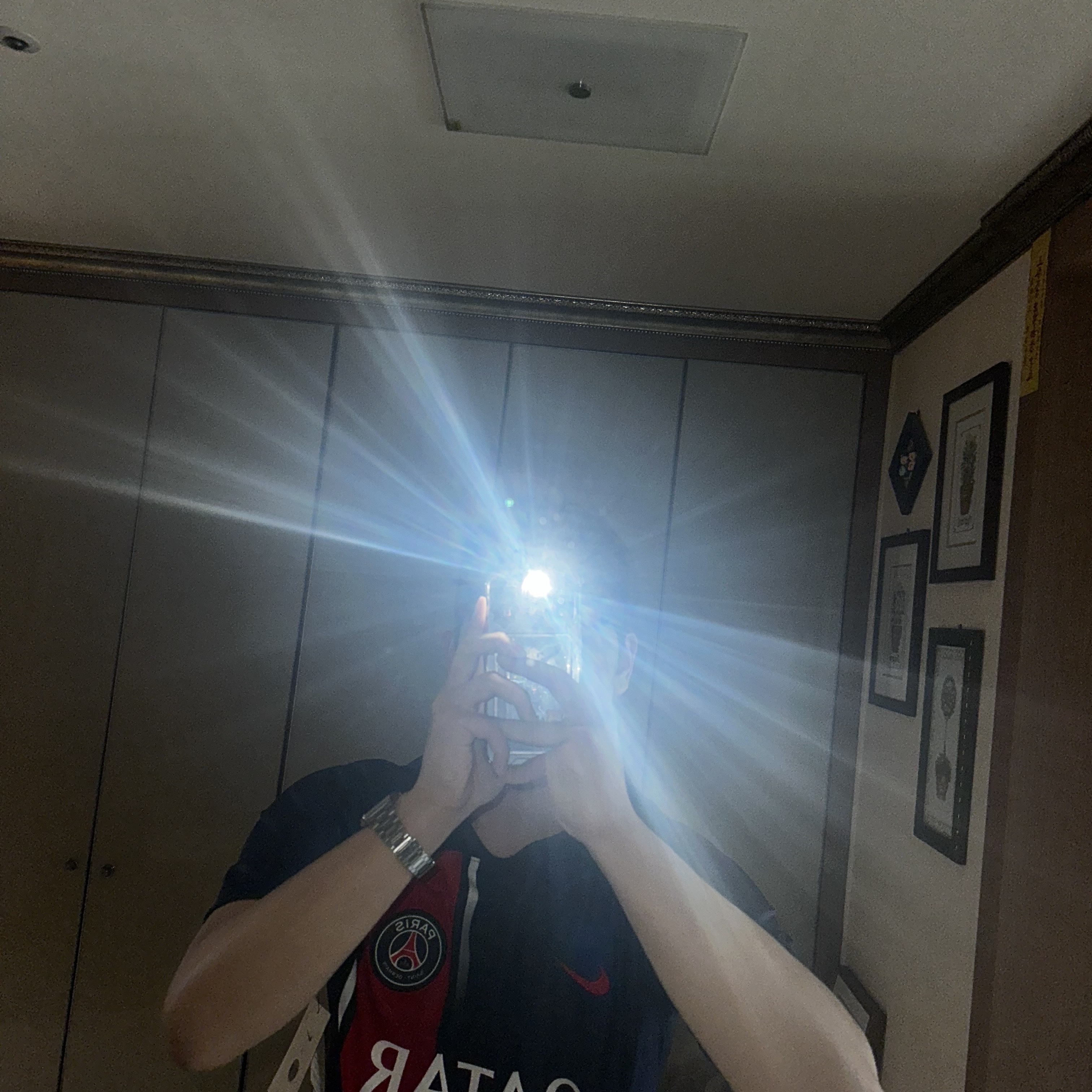 Nike Paris Saint-Germain 2023/24 Dri-Fit Stadium Home Jersey Midnight Navy (Non Marking Ver.) 착용 스타일