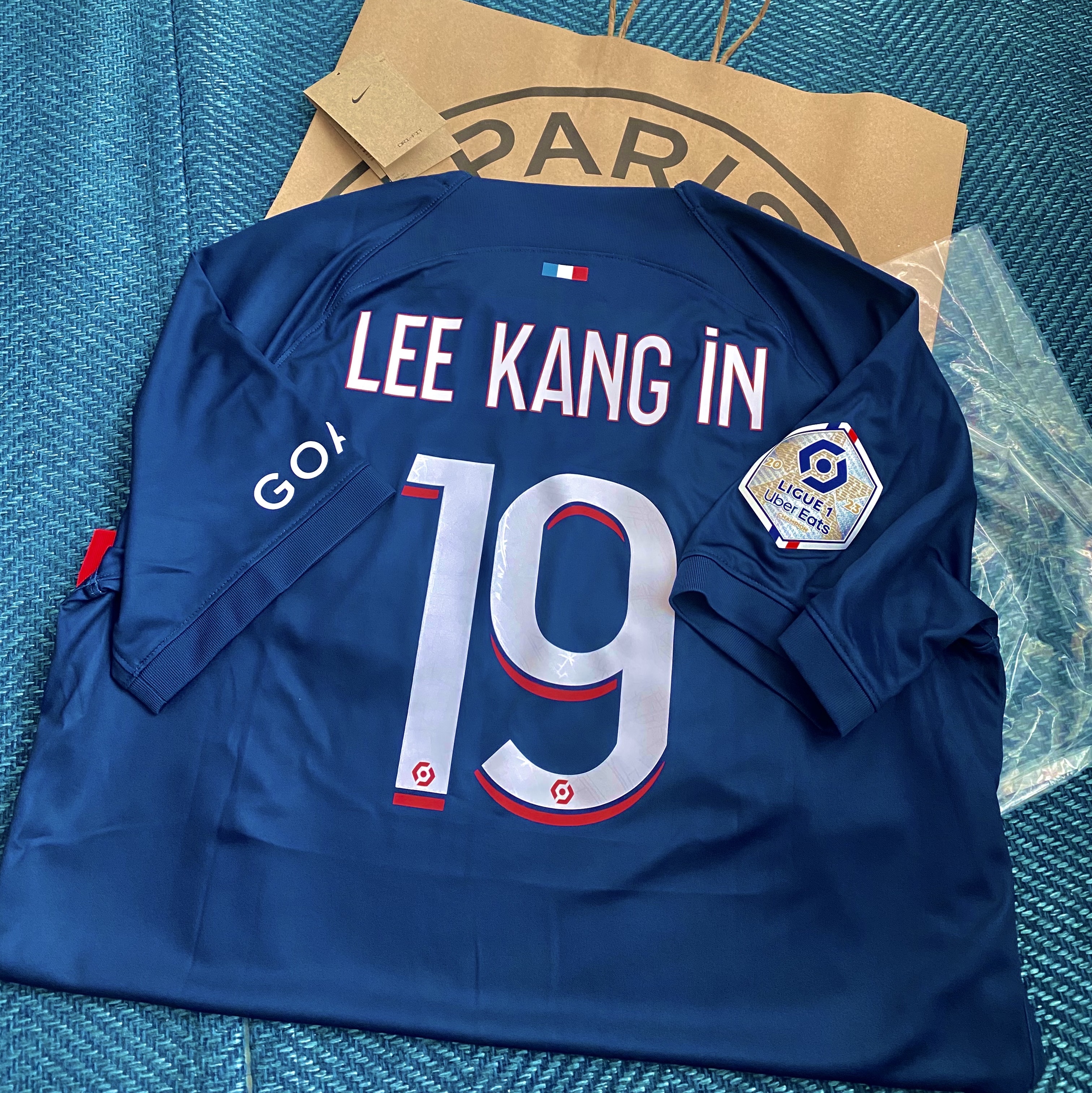 Nike Paris Saint-Germain 2023/24 Dri-Fit Stadium Home Jersey Midnight Navy (Non Marking Ver.) 착용 스타일
