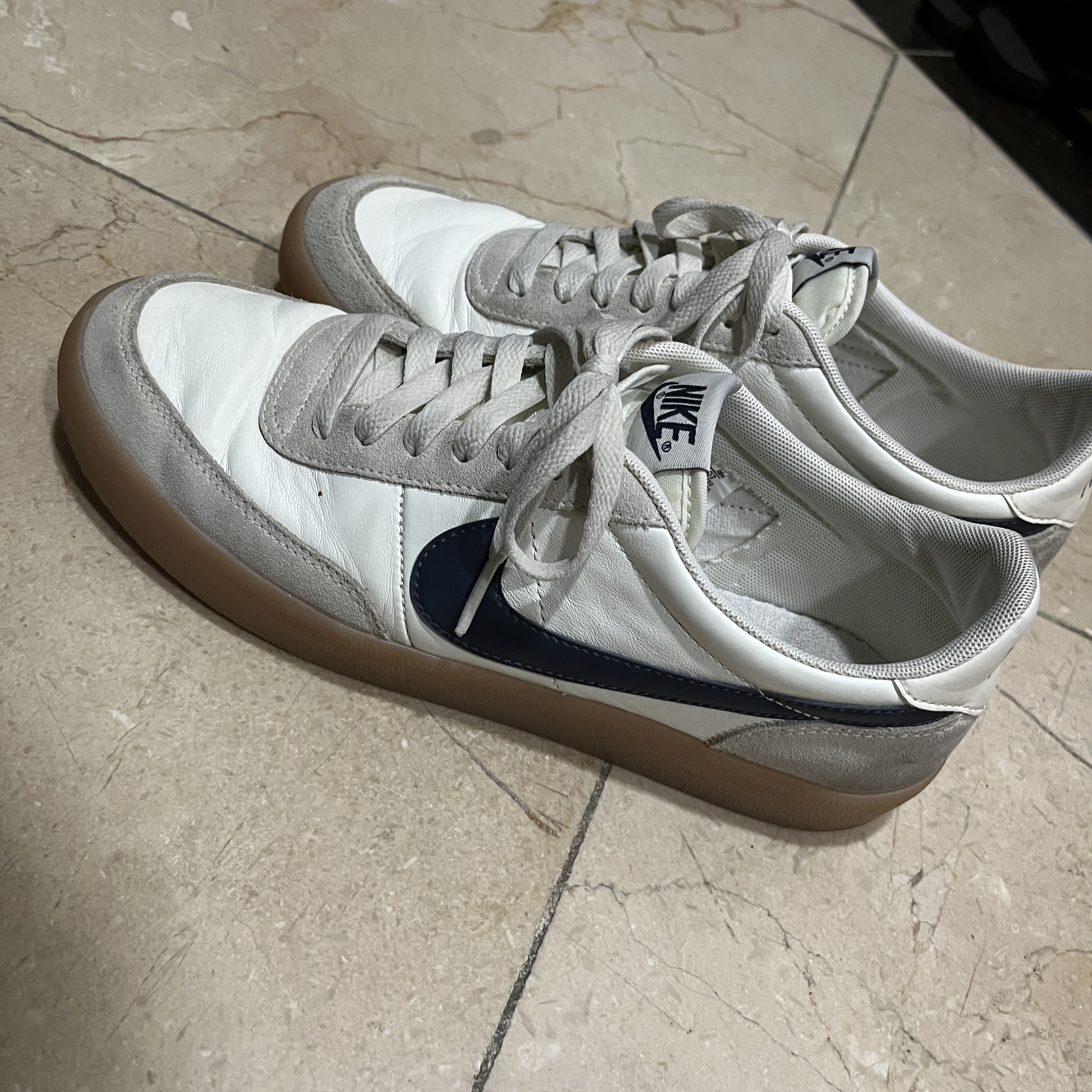 Nike x J.Crew Killshot 2 Sail Midnight Navy 착용 스타일
