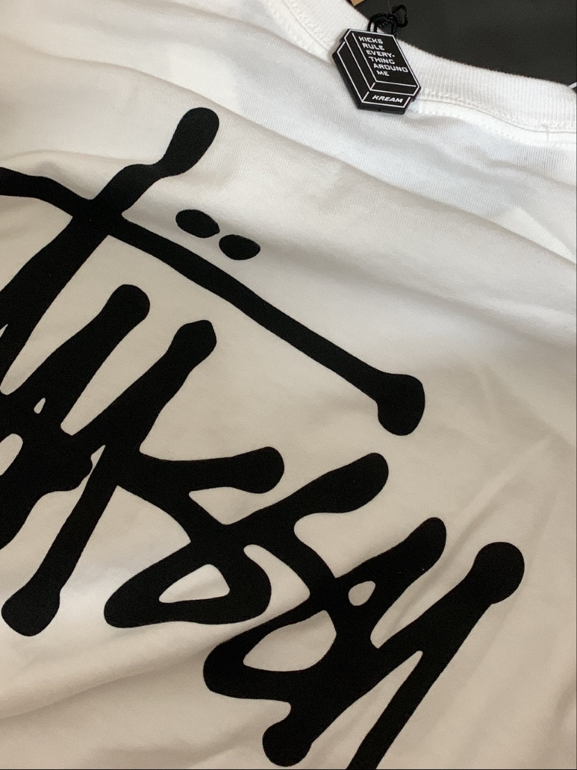 Stussy Basic Stussy T-Shirt White 2022 착용 스타일