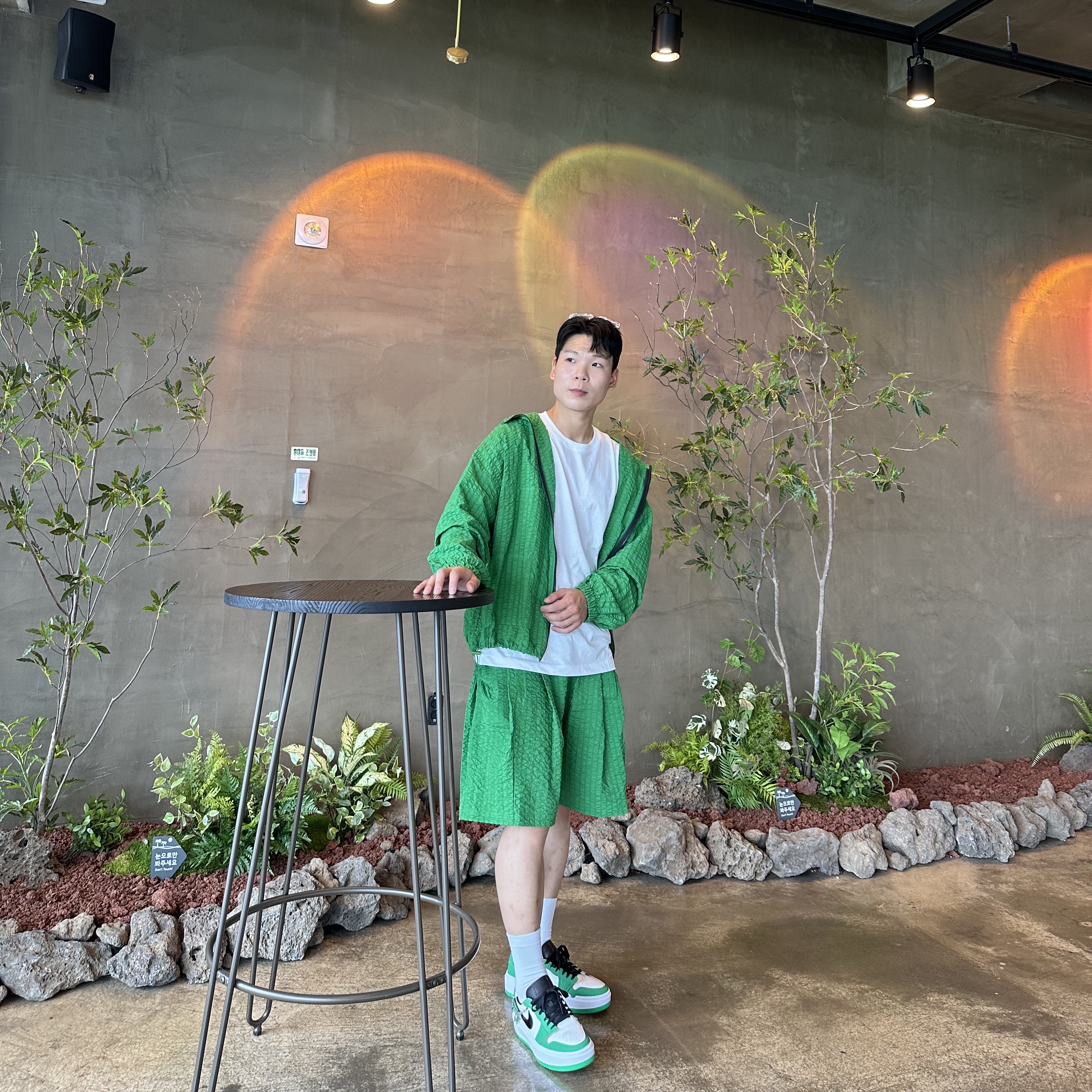 (W) Jordan 1 Elevate Low SE Lucky Green 착용 스타일