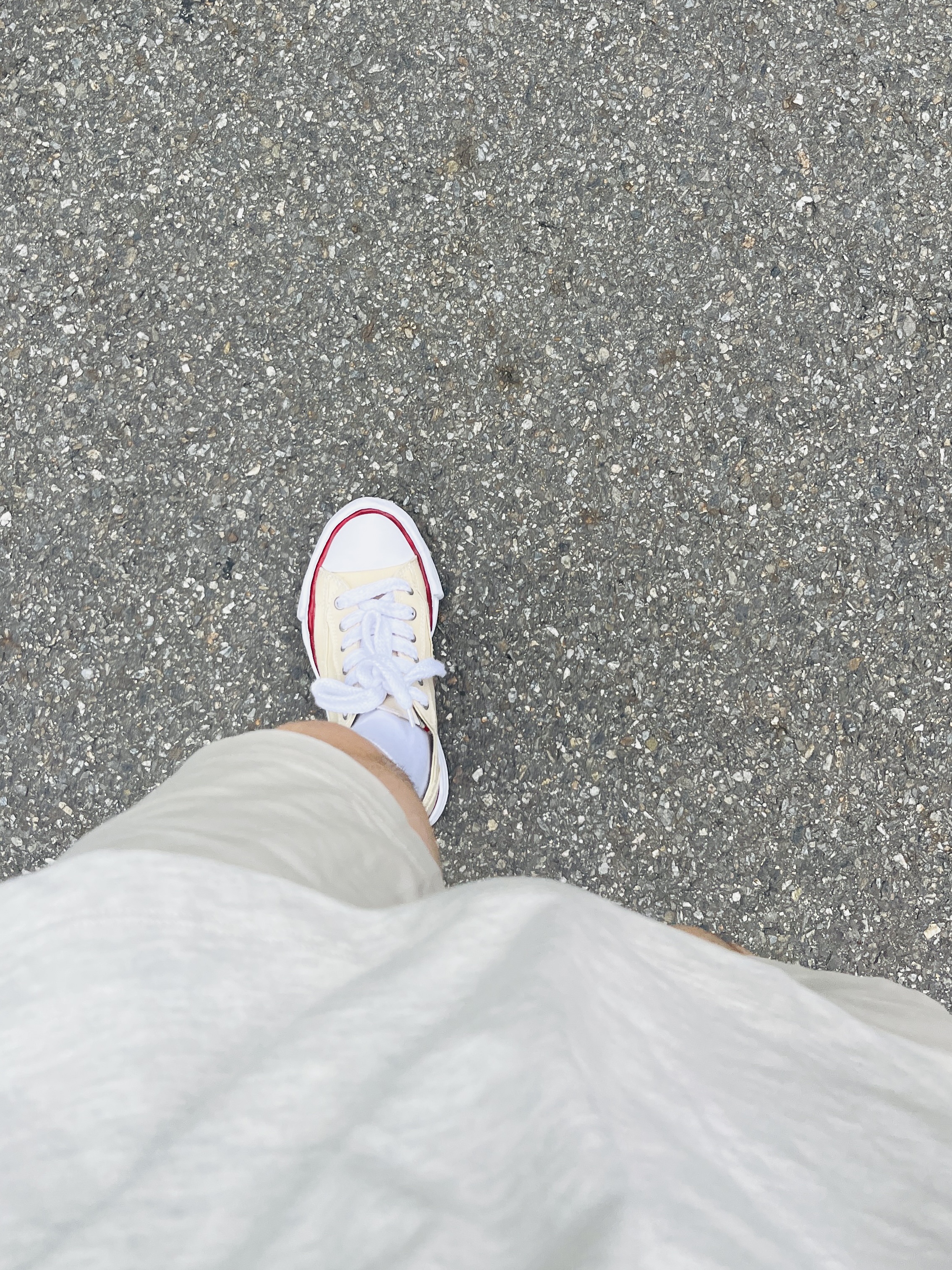 Maison Mihara Yasuhiro Peterson OG Sole Canvas Low-top Sneakers Natural 착용 스타일