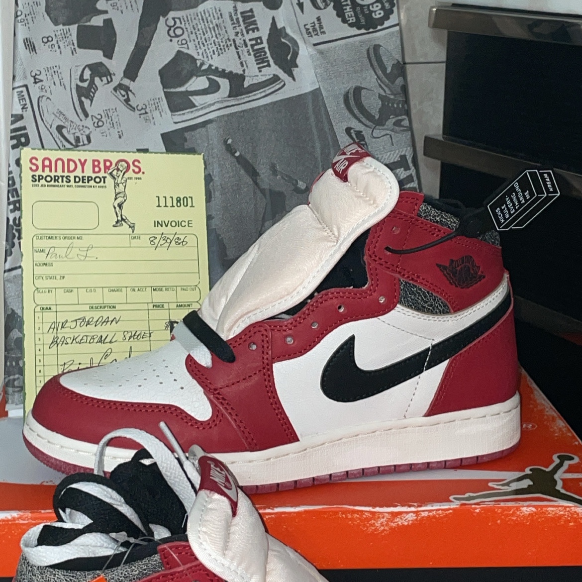(GS) Jordan 1 Retro High OG Chicago 2022 착용 스타일 - 2