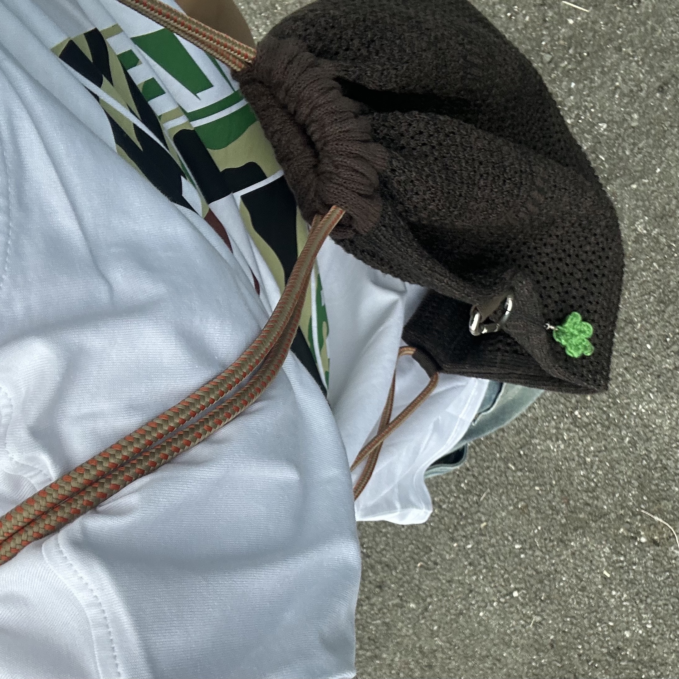 Palace Jungle Camo Tri-Ferg T-Shirt White - 23SS 착용 스타일