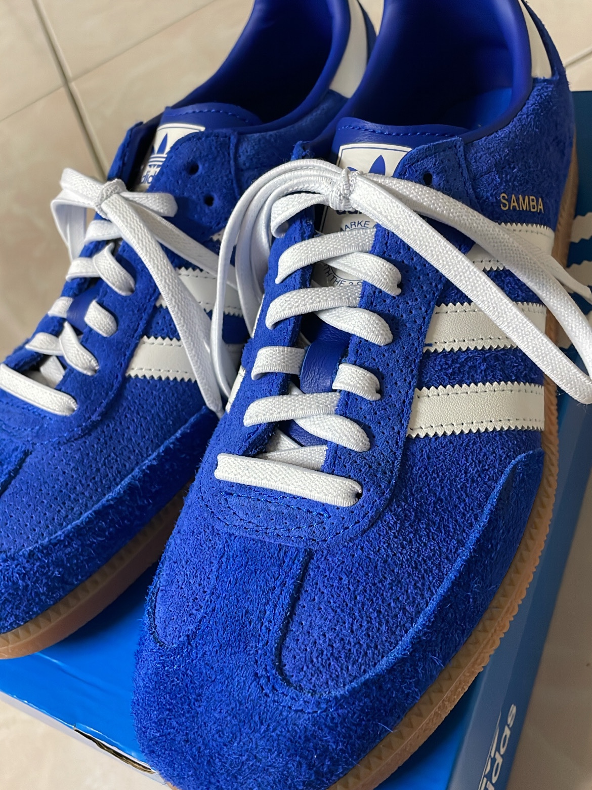 Adidas Samba OG Royal Blue 착용 스타일