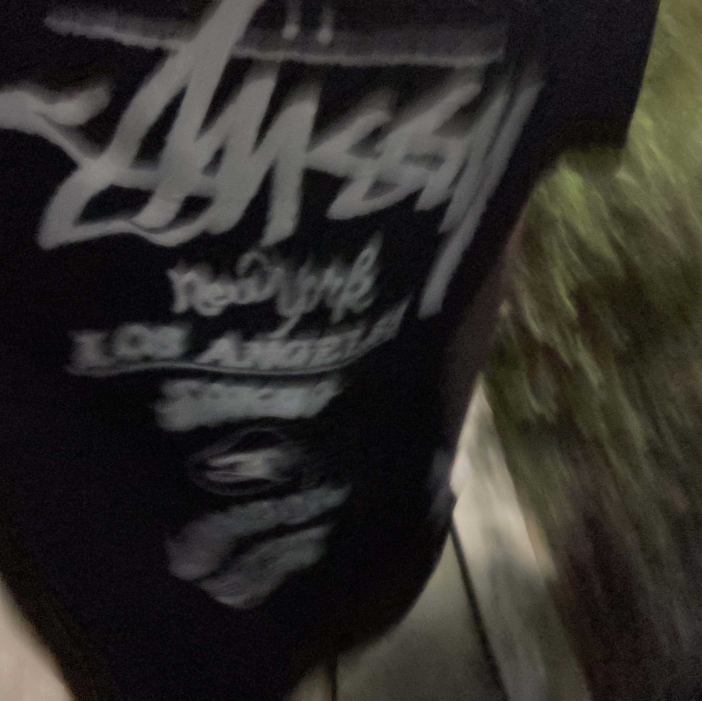 Stussy Tour T-Shirt Black 착용 스타일