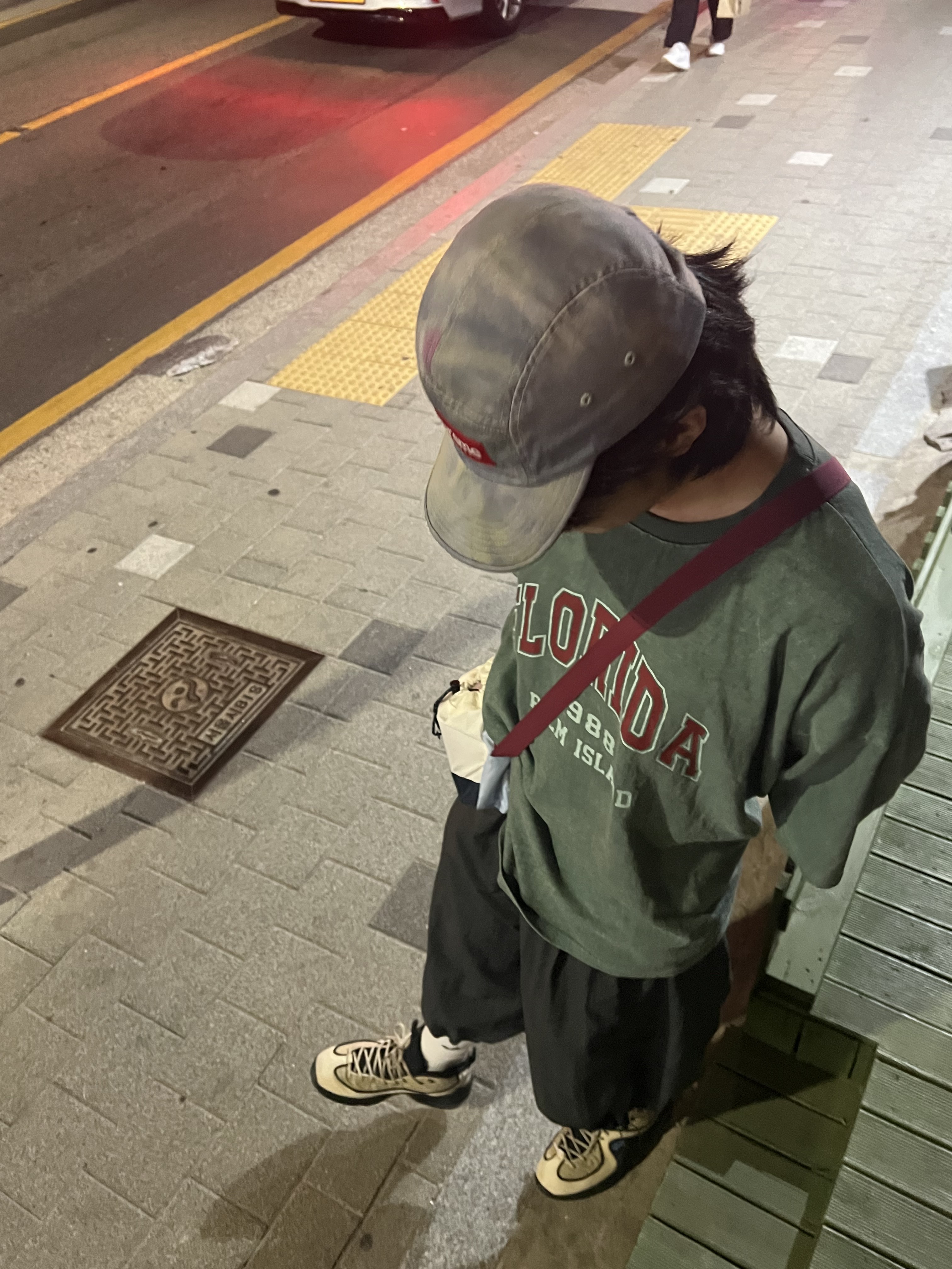 Nike x Stussy Air Penny II Rattan and Limestone, Supreme Washed Chino Twill Camp Cap Multi-Color - 21SS 착용 스타일