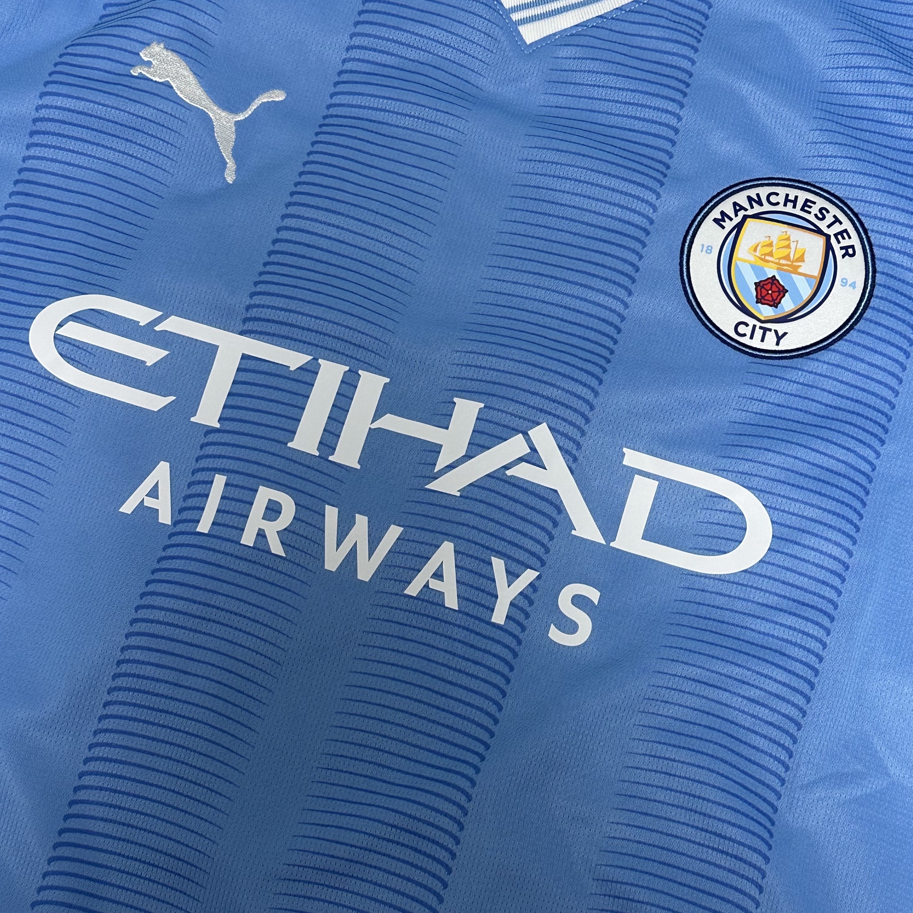 Puma Manchester City 2023/24 Home Jersey Team Light Blue (Non Marking Ver.) 착용 스타일