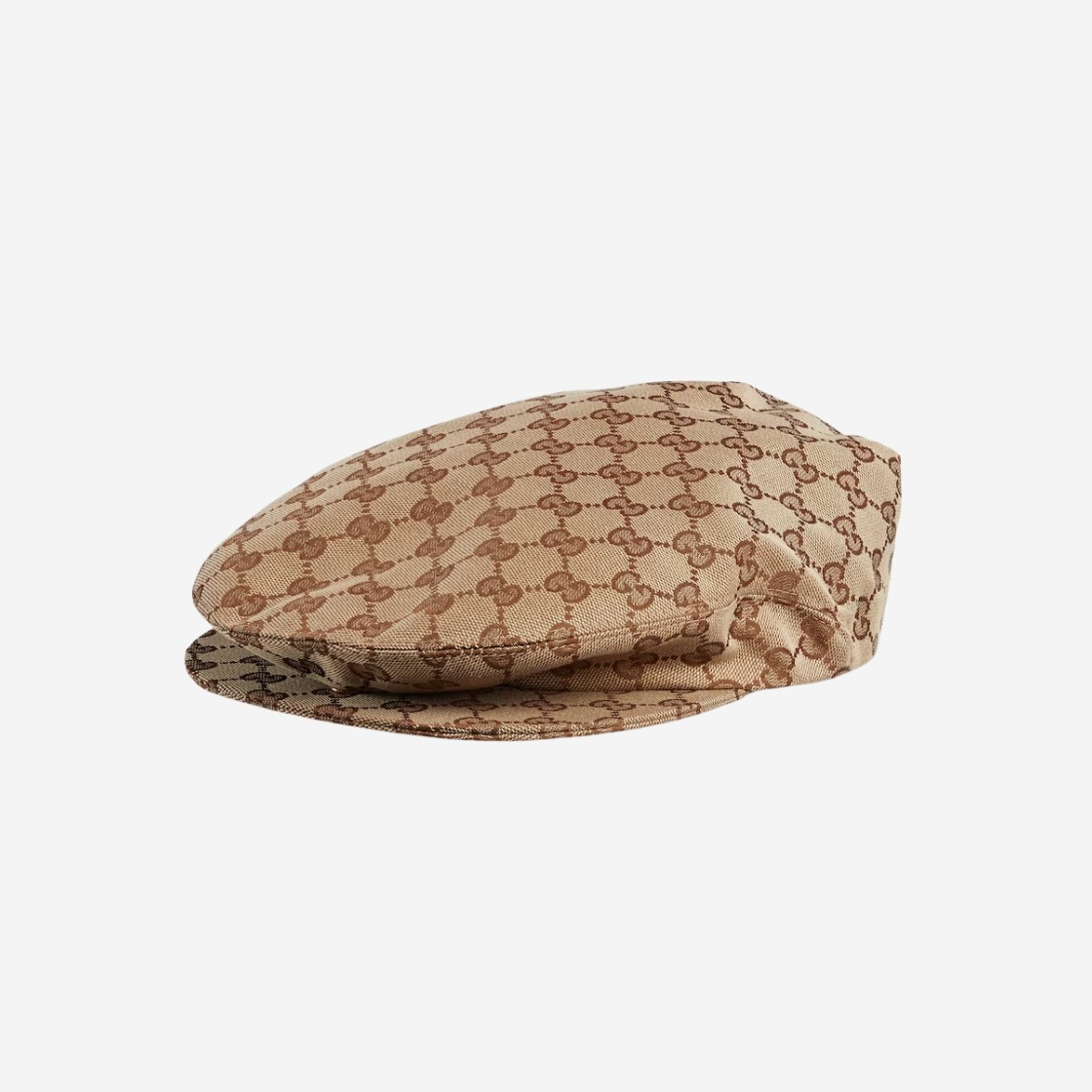 Gucci Original GG Canvas Flat Cap Beige Dark Brown 상세 이미지 1