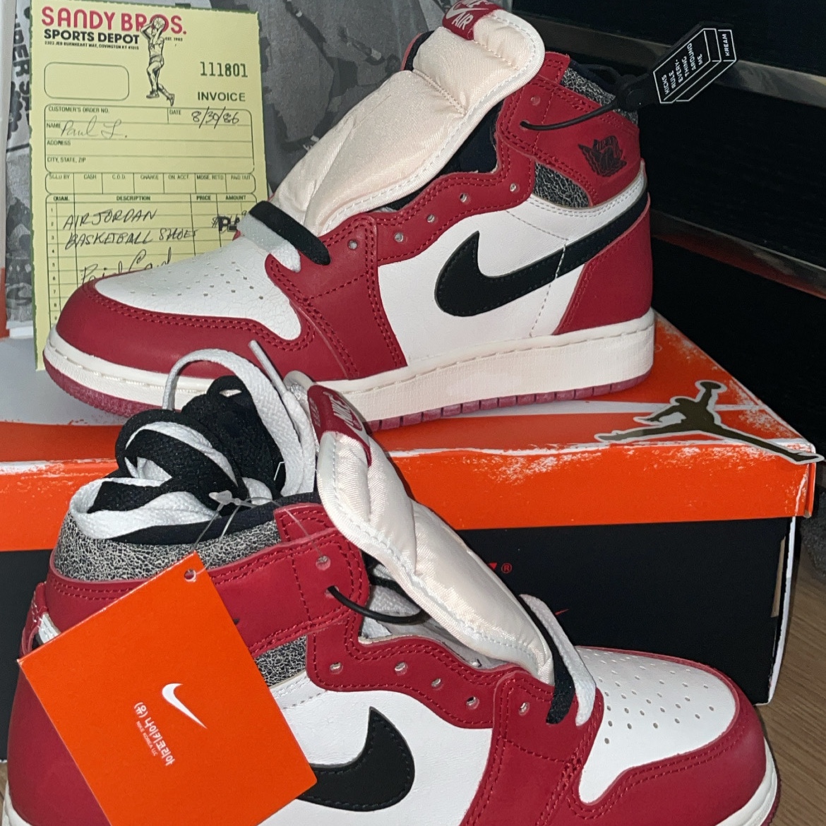 (GS) Jordan 1 Retro High OG Chicago 2022 착용 스타일 - 1
