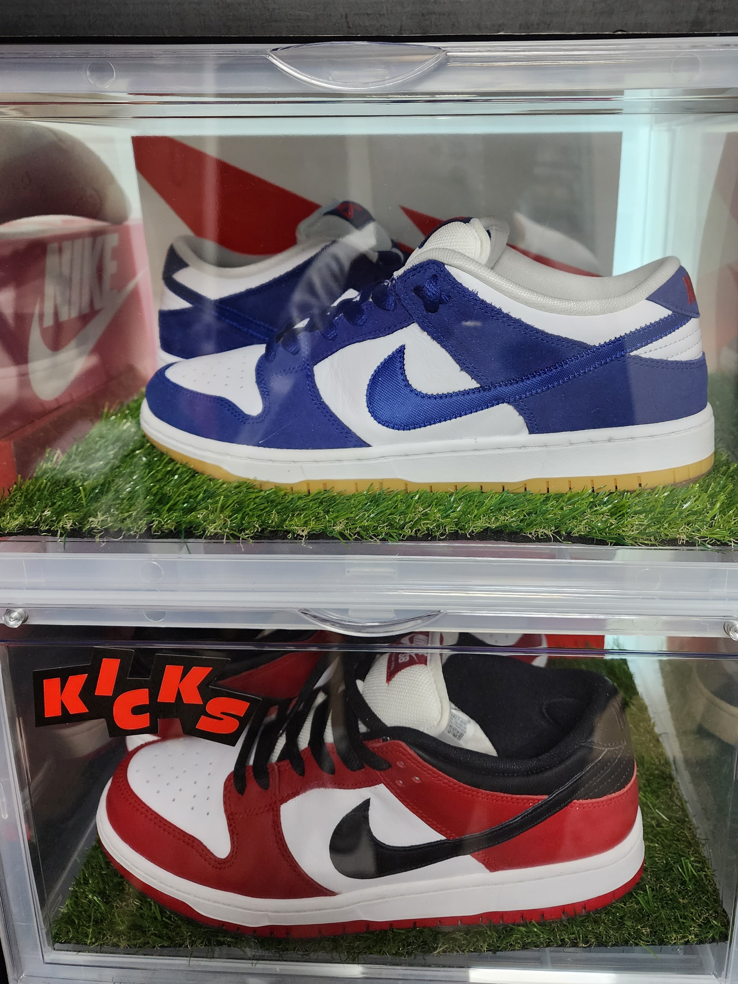 Nike SB Dunk Low Pro Premium Deep Royal Blue 착용 스타일 - 2