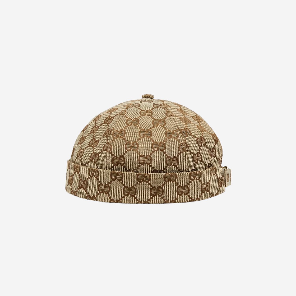 Gucci GG Cotton Canvas Hat Beige Ebony 상세 이미지 1