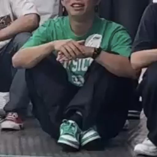 Nike Dunk Low White Green 착용 스타일